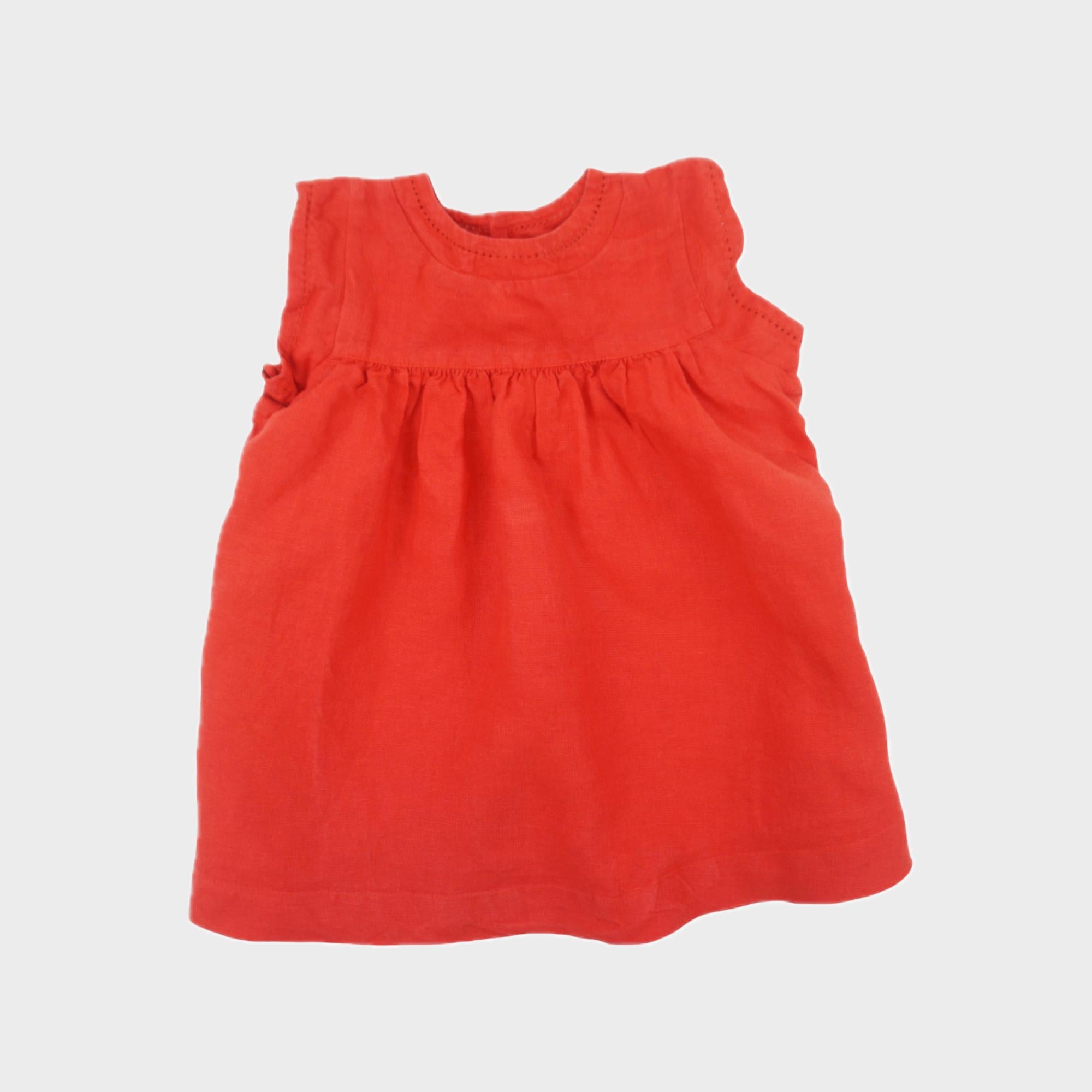 Robe Rouge - 6 mois