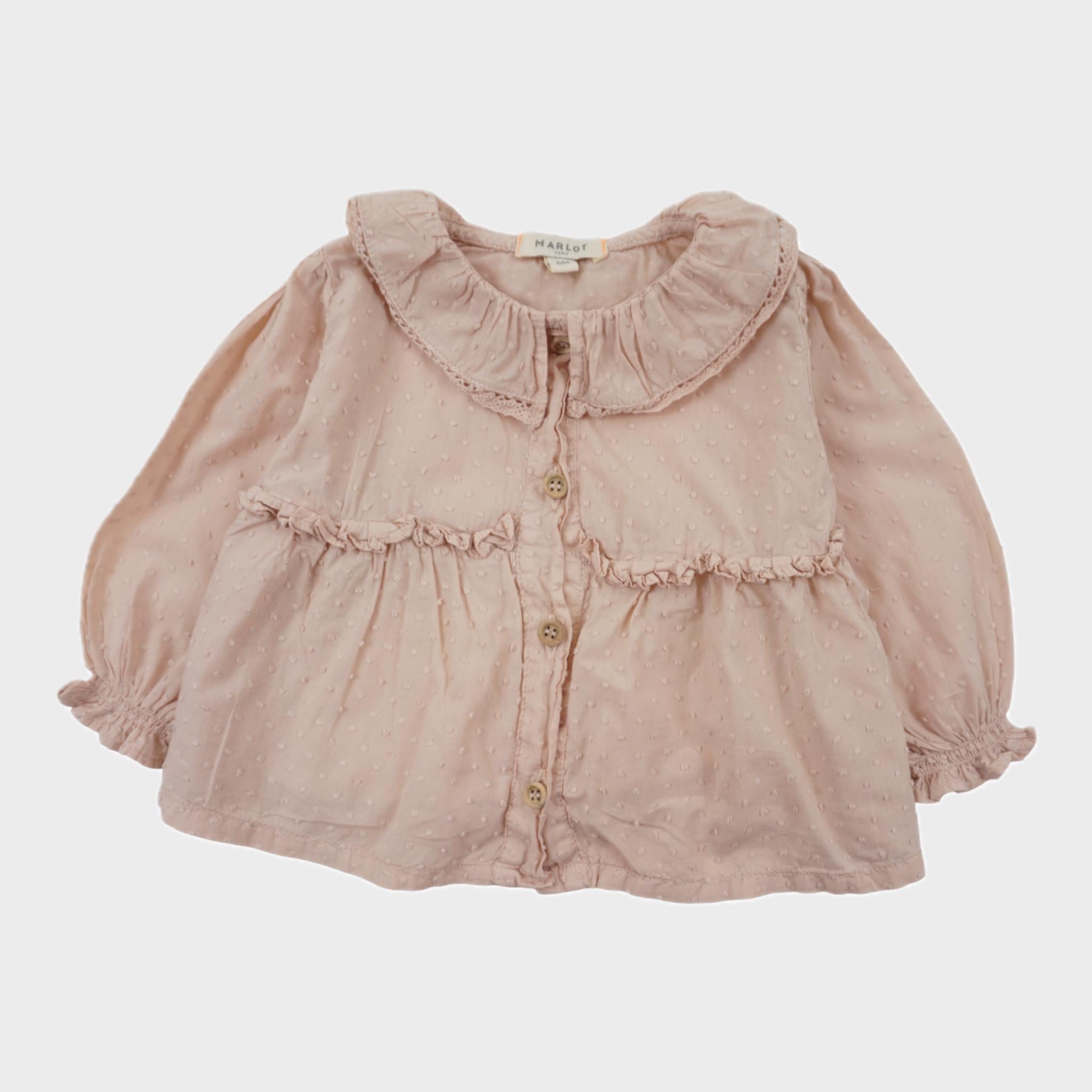 Blouse Rose - 6 mois
