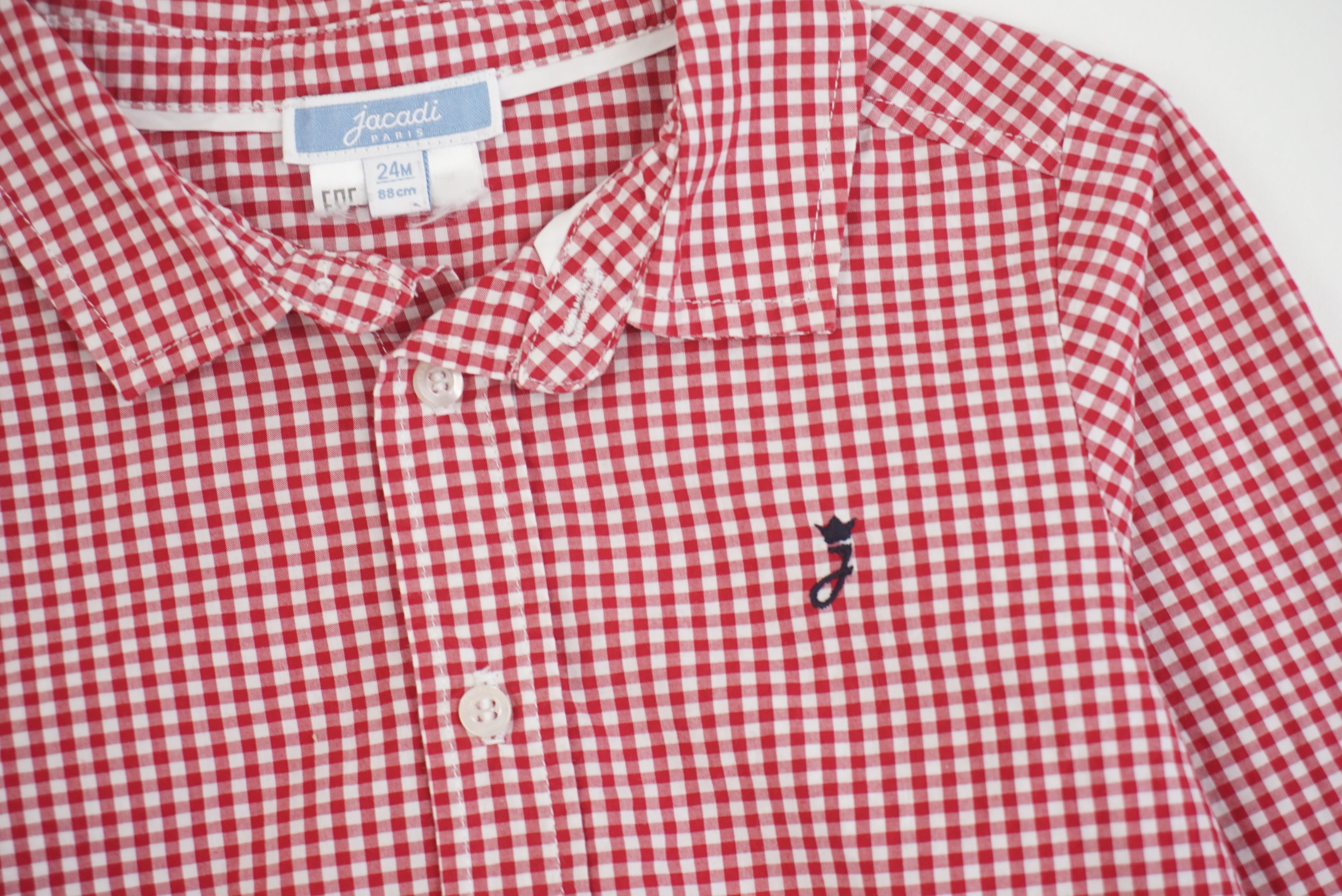 Chemise Rouge - 24 mois
