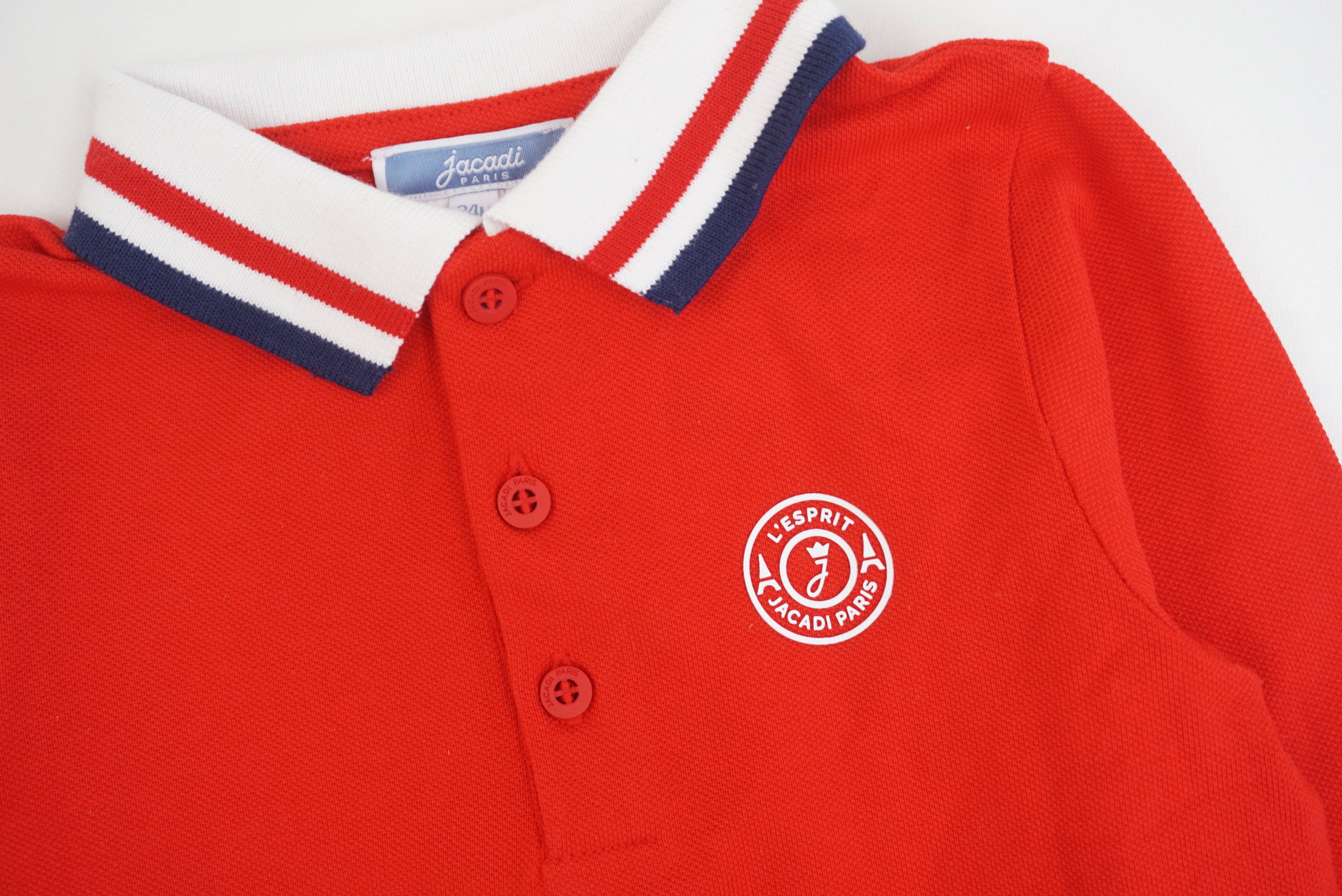 Polo Rouge - 24 mois