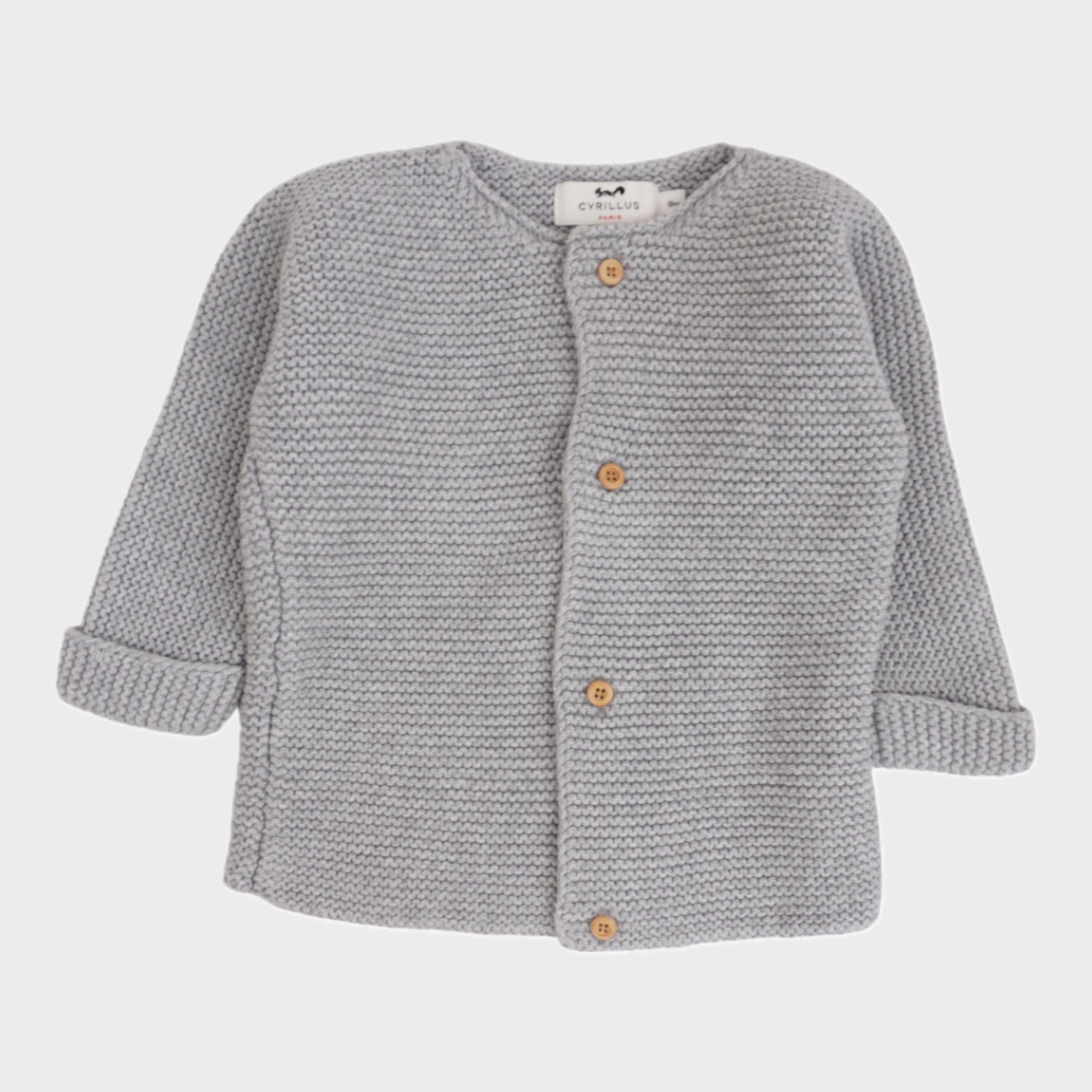 Gilet Gris - 9 mois