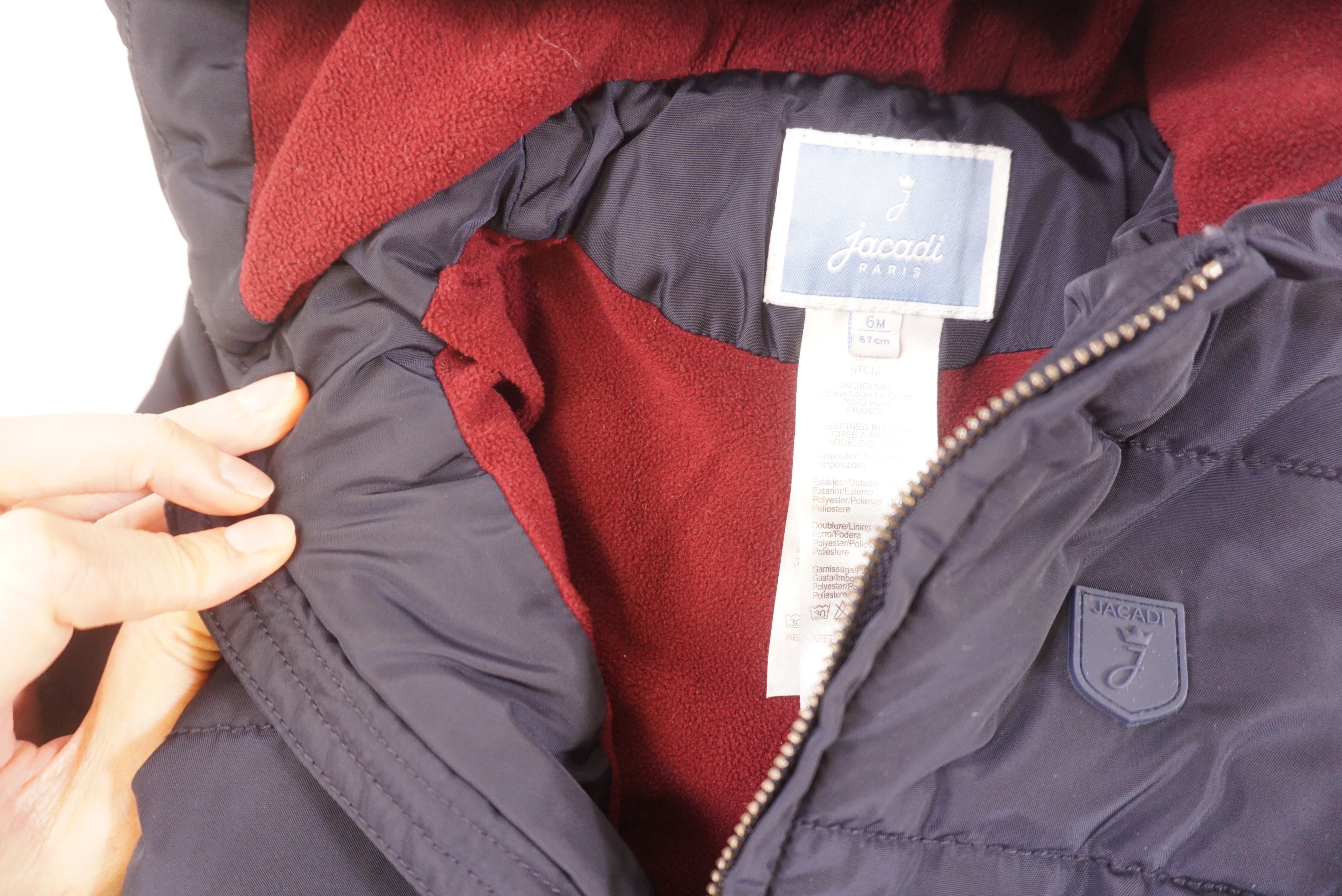 Manteau Bleu - 6 mois