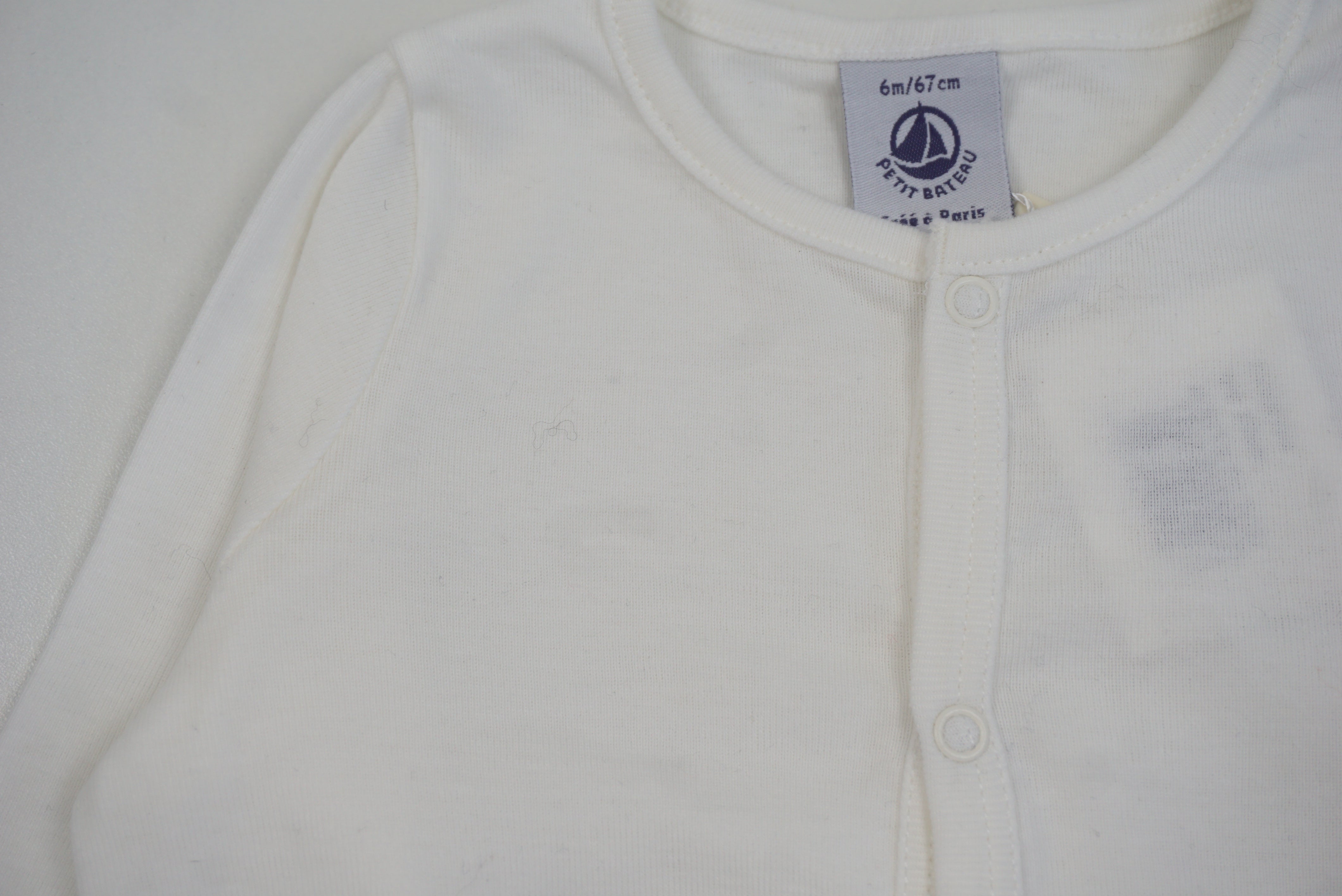 Gilet Blanc - 6 mois