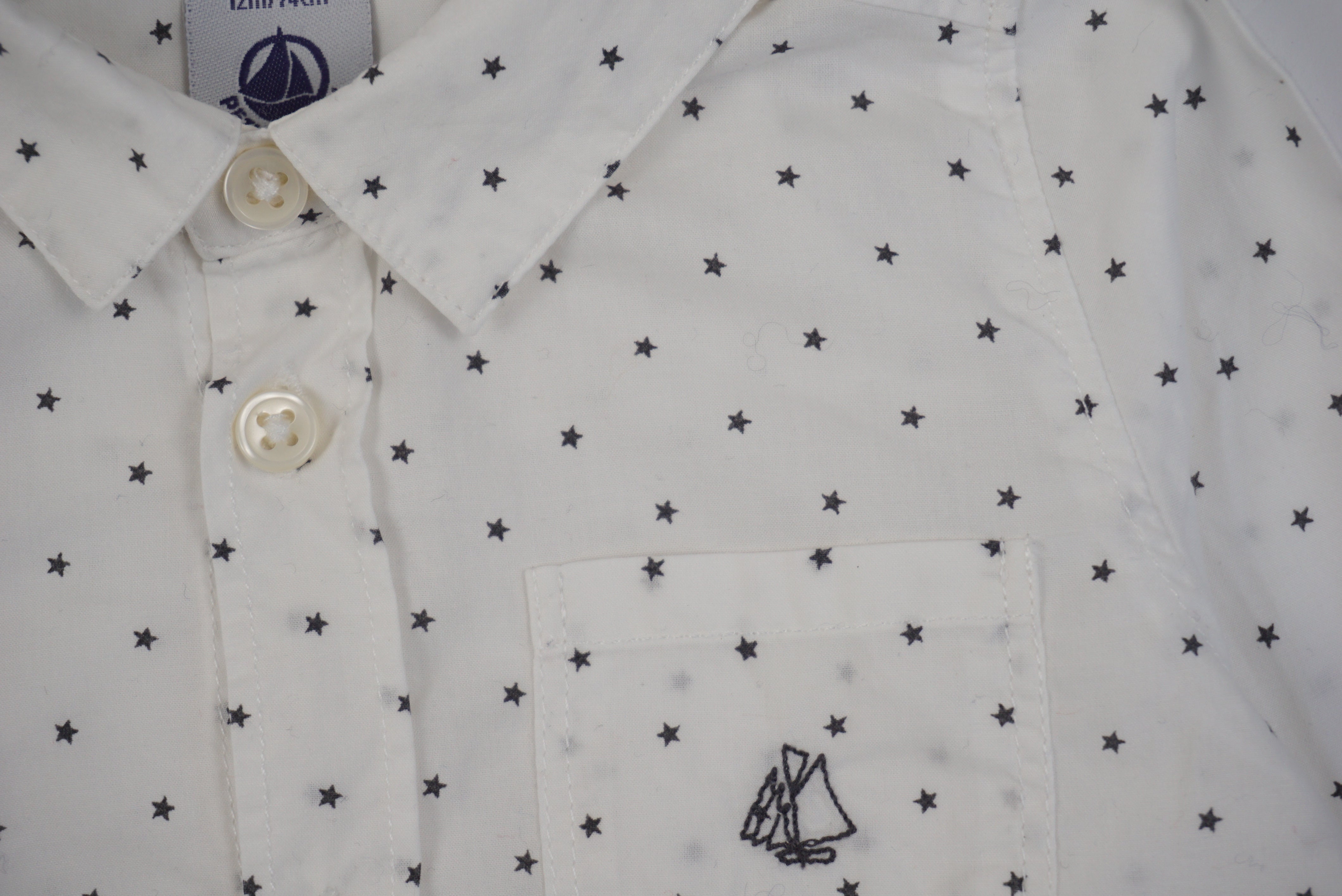 Chemise Blanc - 12 mois