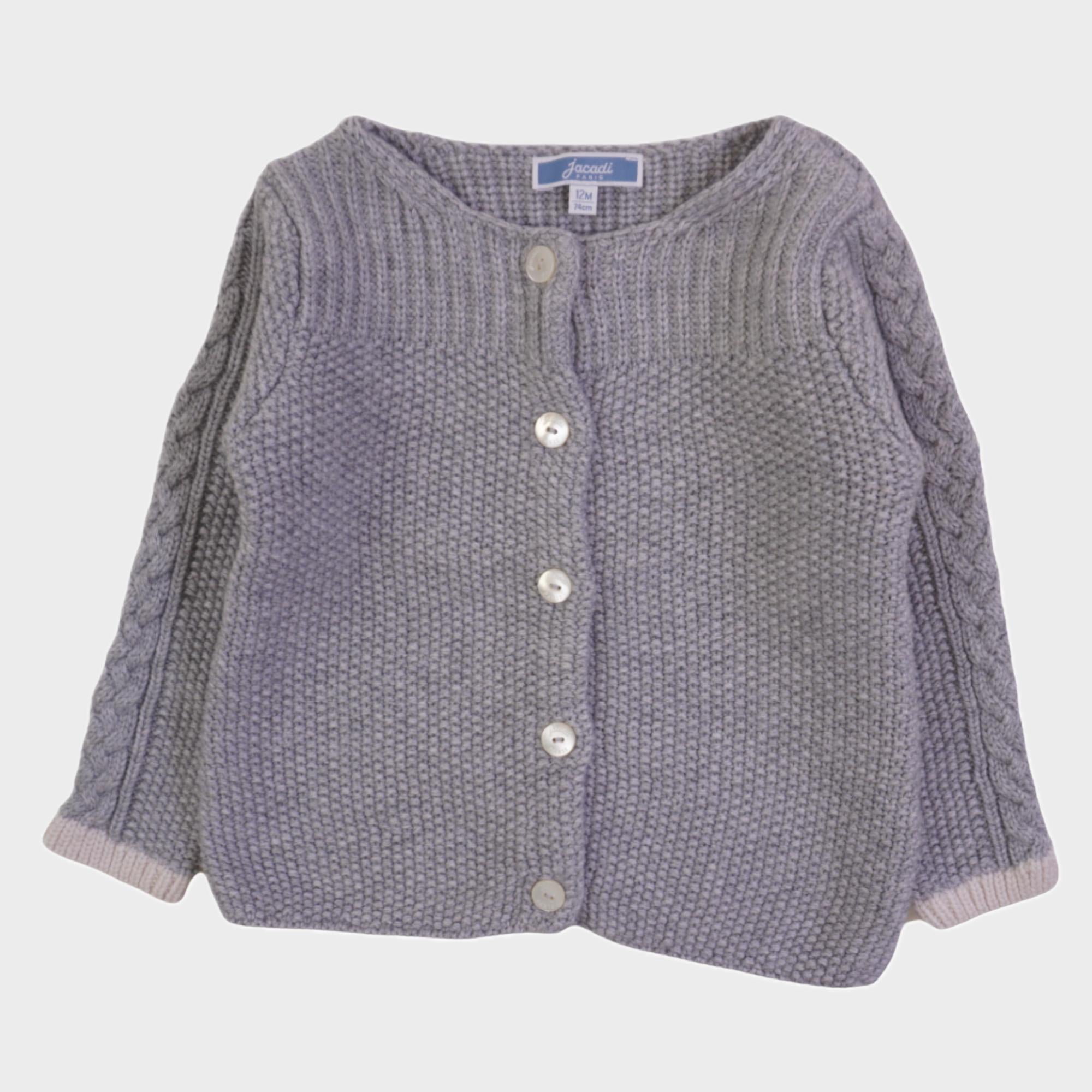 Gilet Gris - 12 mois