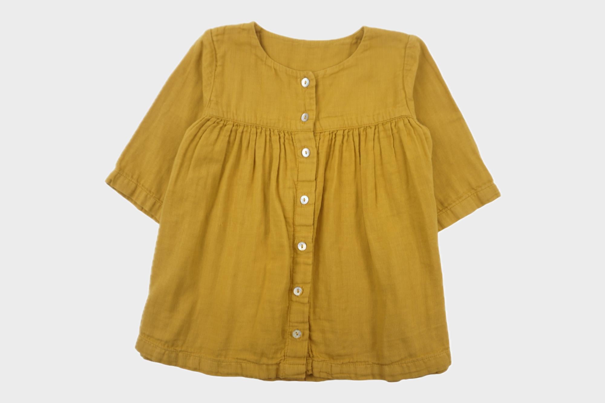 Robe Moutarde - 9 mois