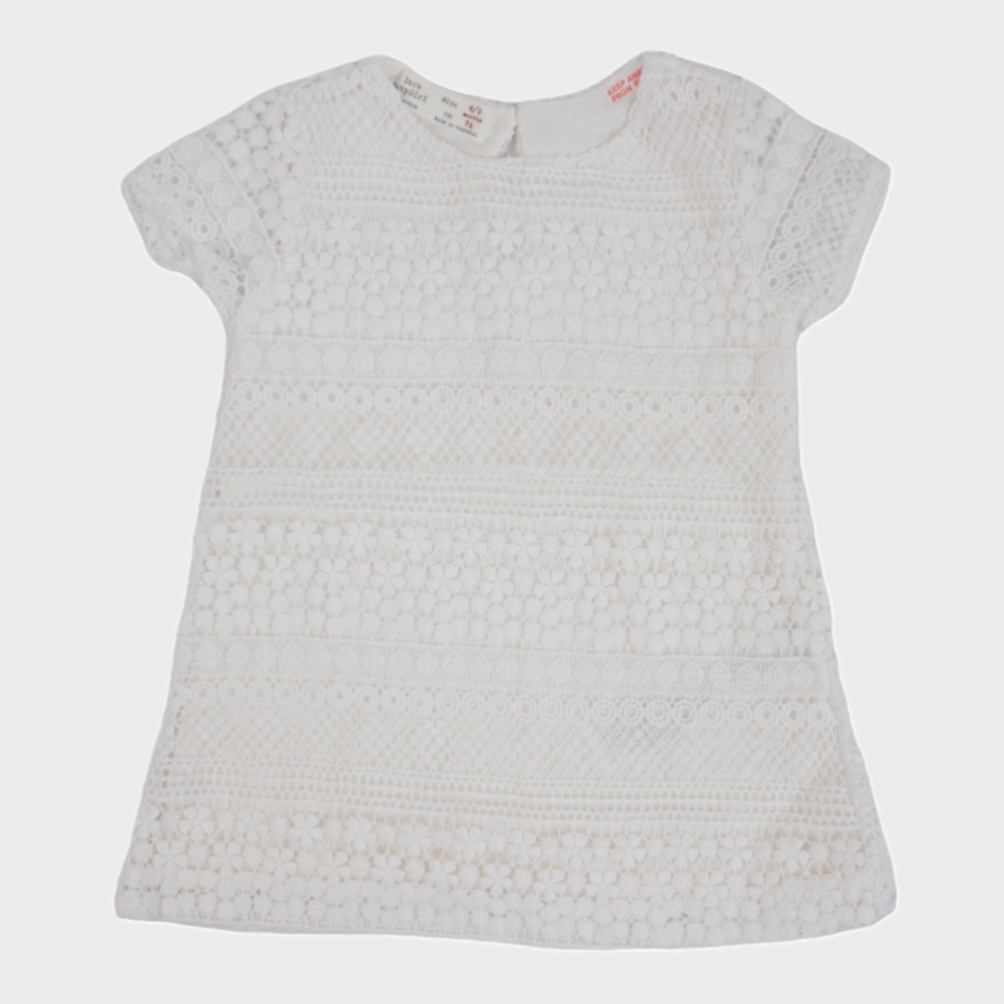 Robe Blanc - 6/9 mois