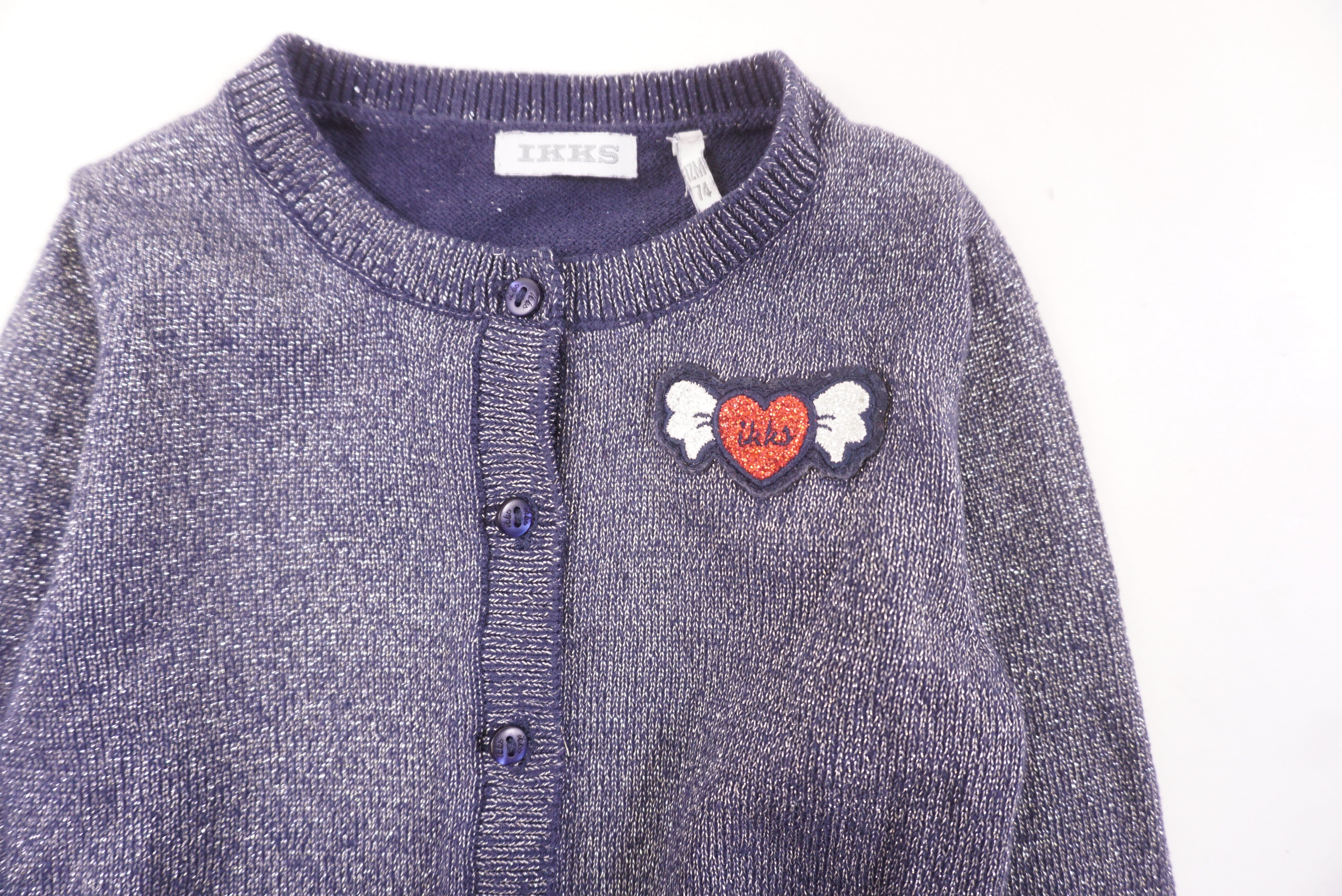 Gilet Bleu - 6 mois