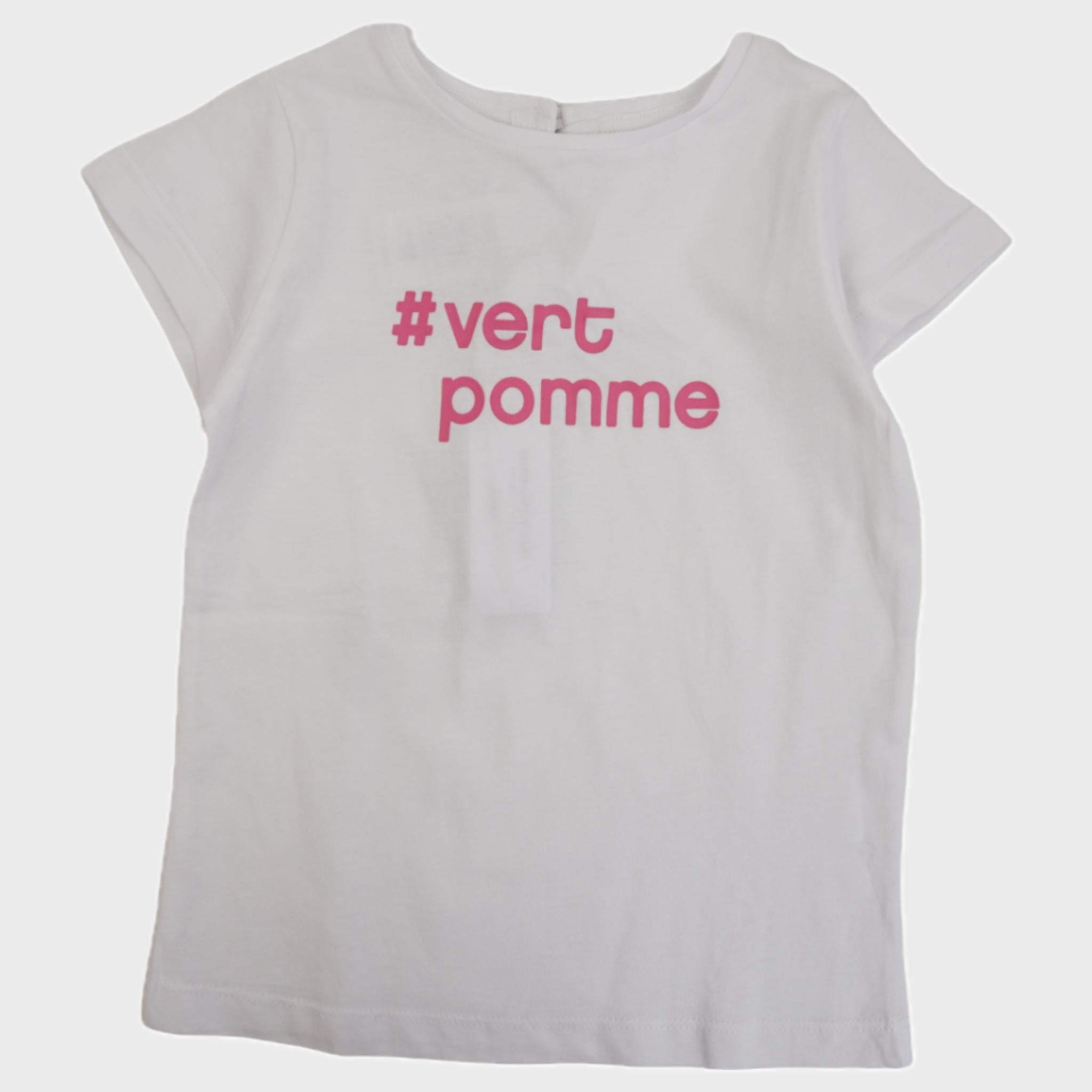 T-shirt Blanc - 4 ans