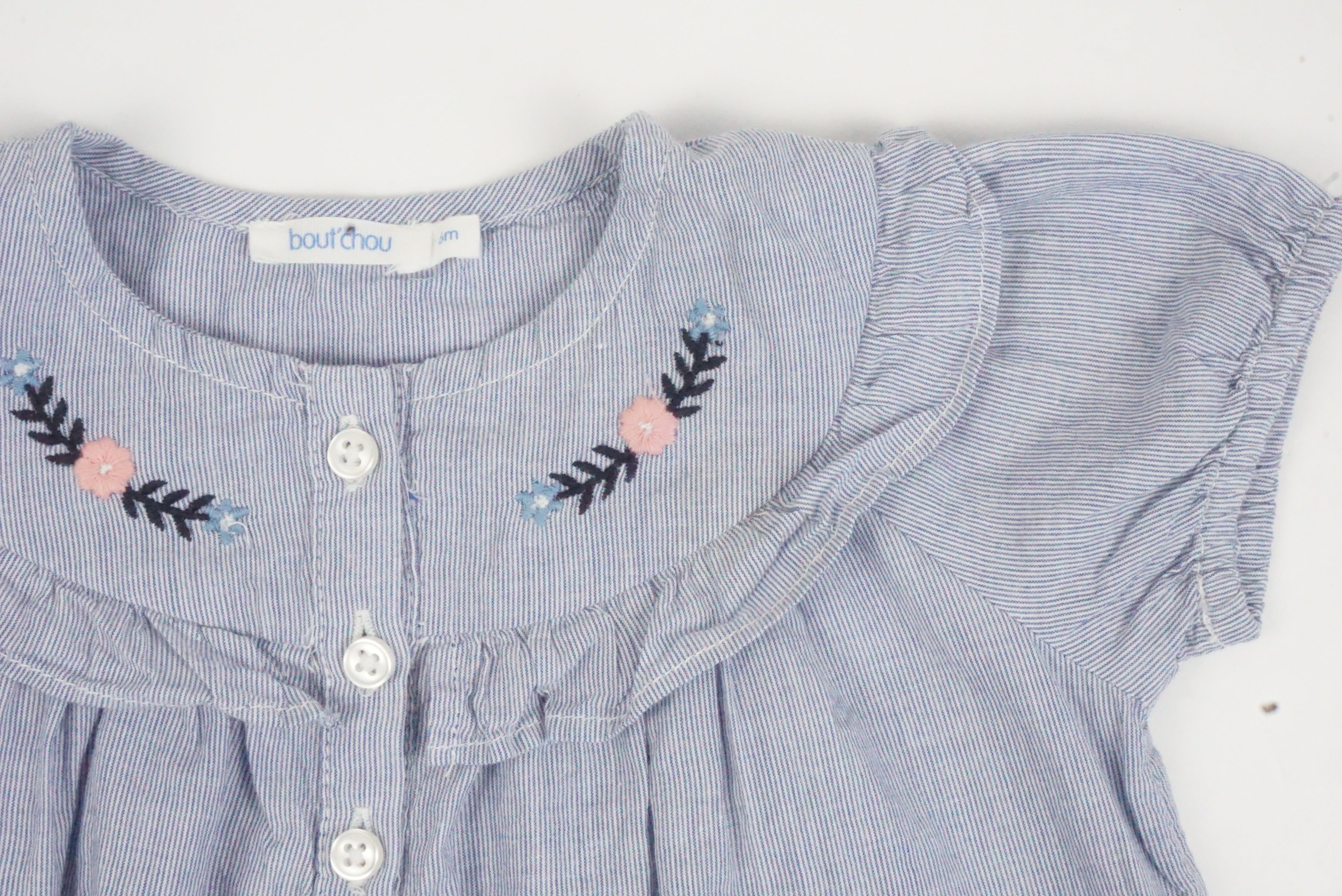 Blouse Bleu - 6 mois