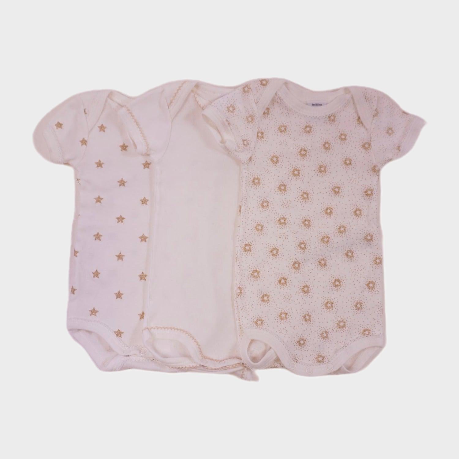 Lot de 3 bodies - 3 mois