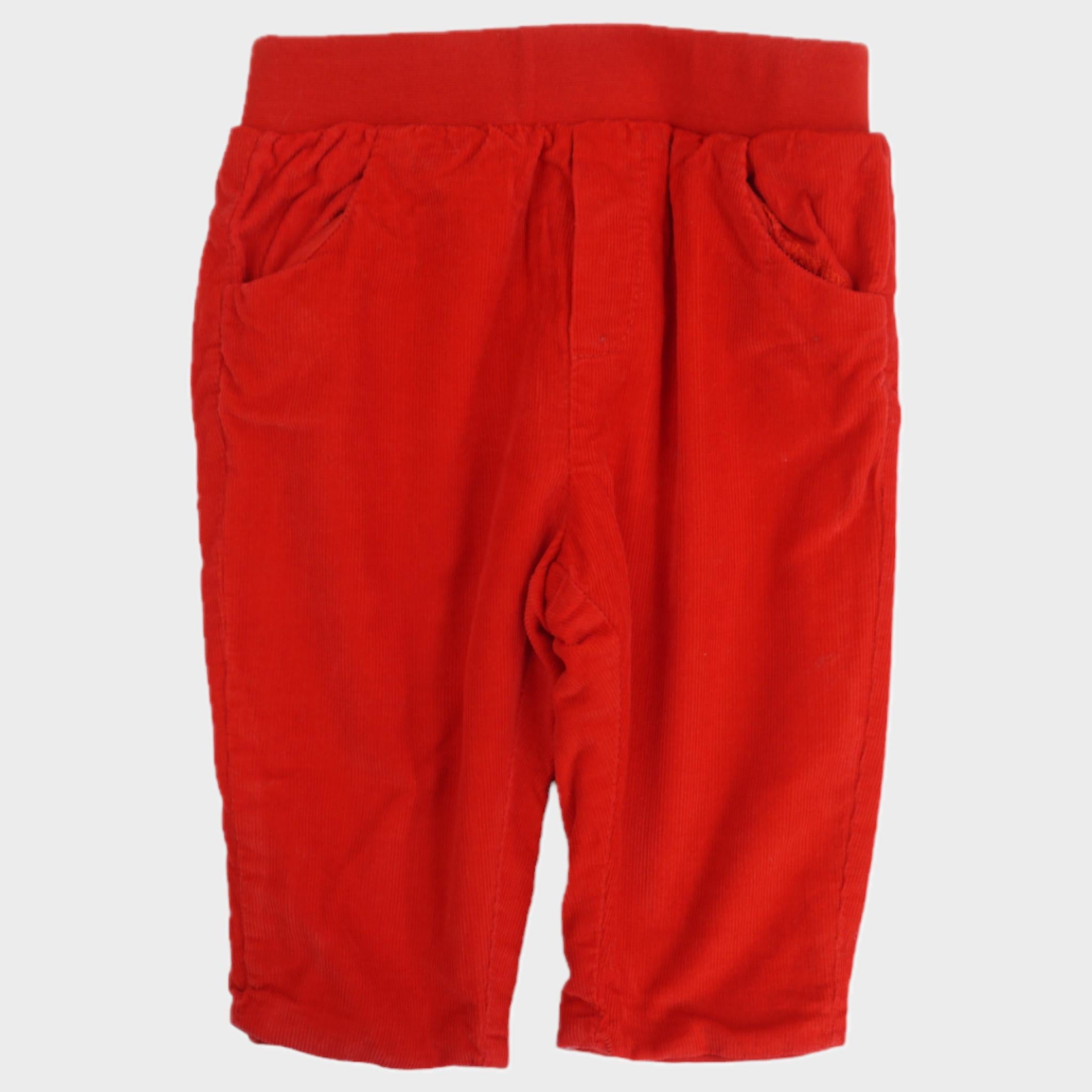 Pantalon Rouge - 6 mois