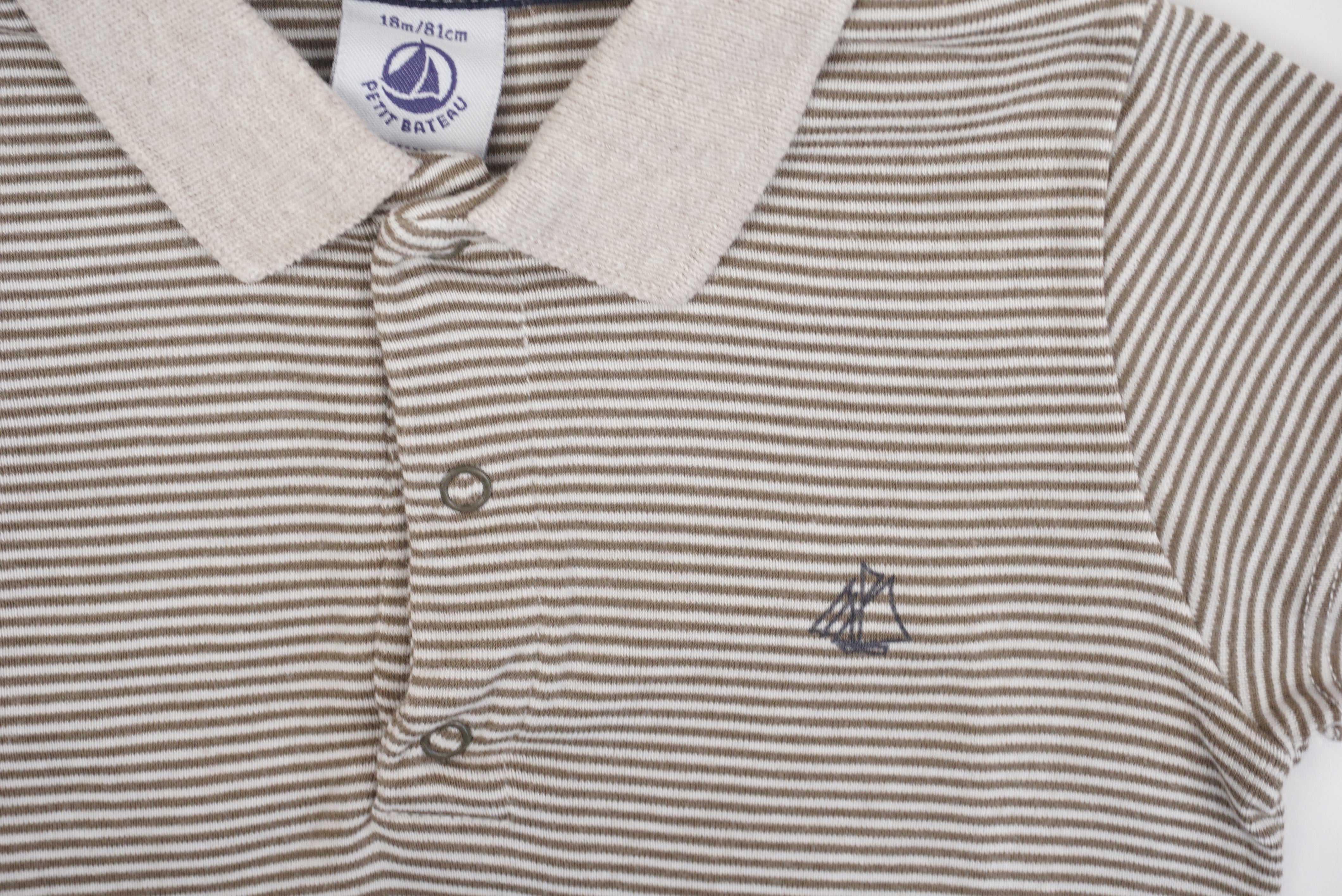 Polo Gris - 18 mois