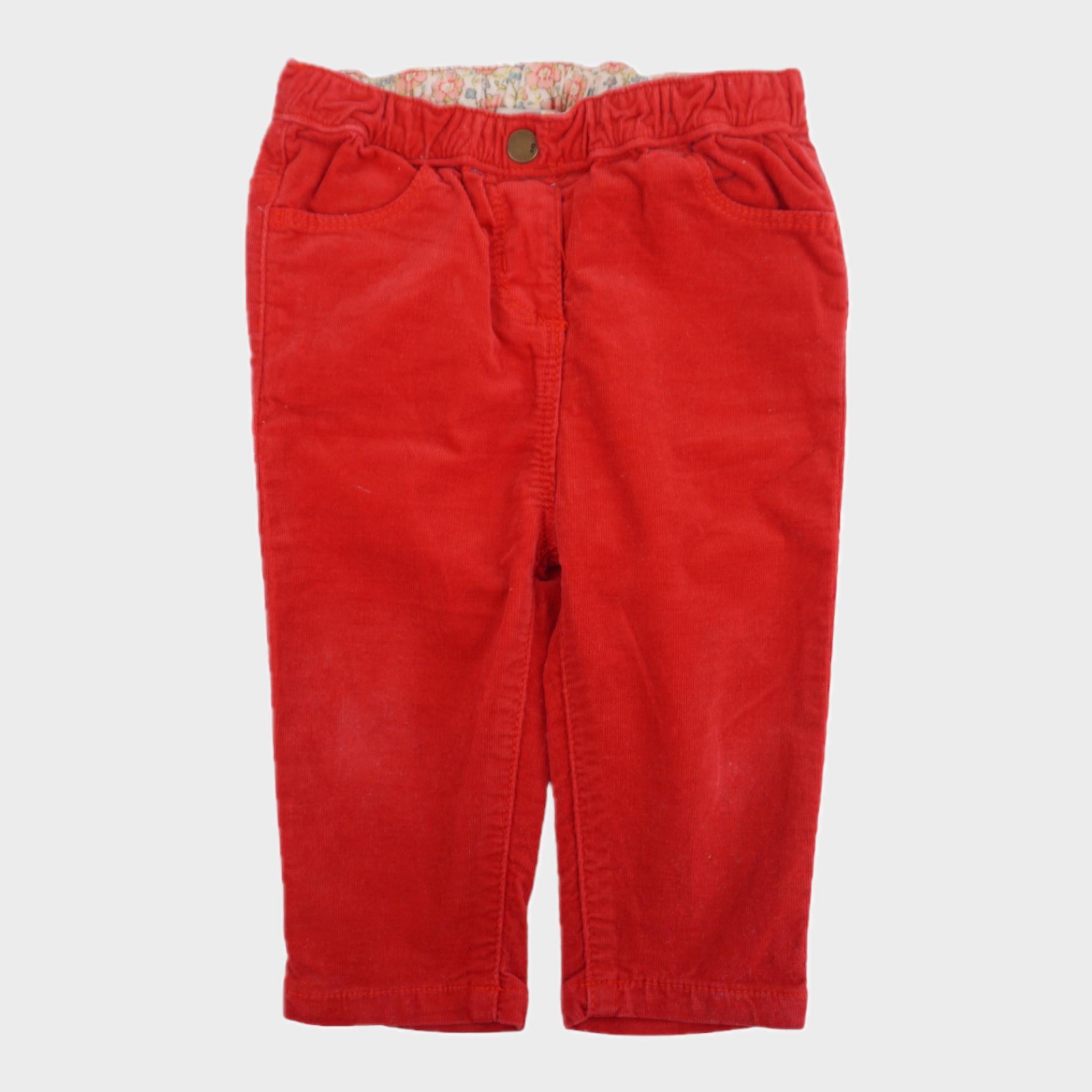 Pantalon Rouge - 12 mois