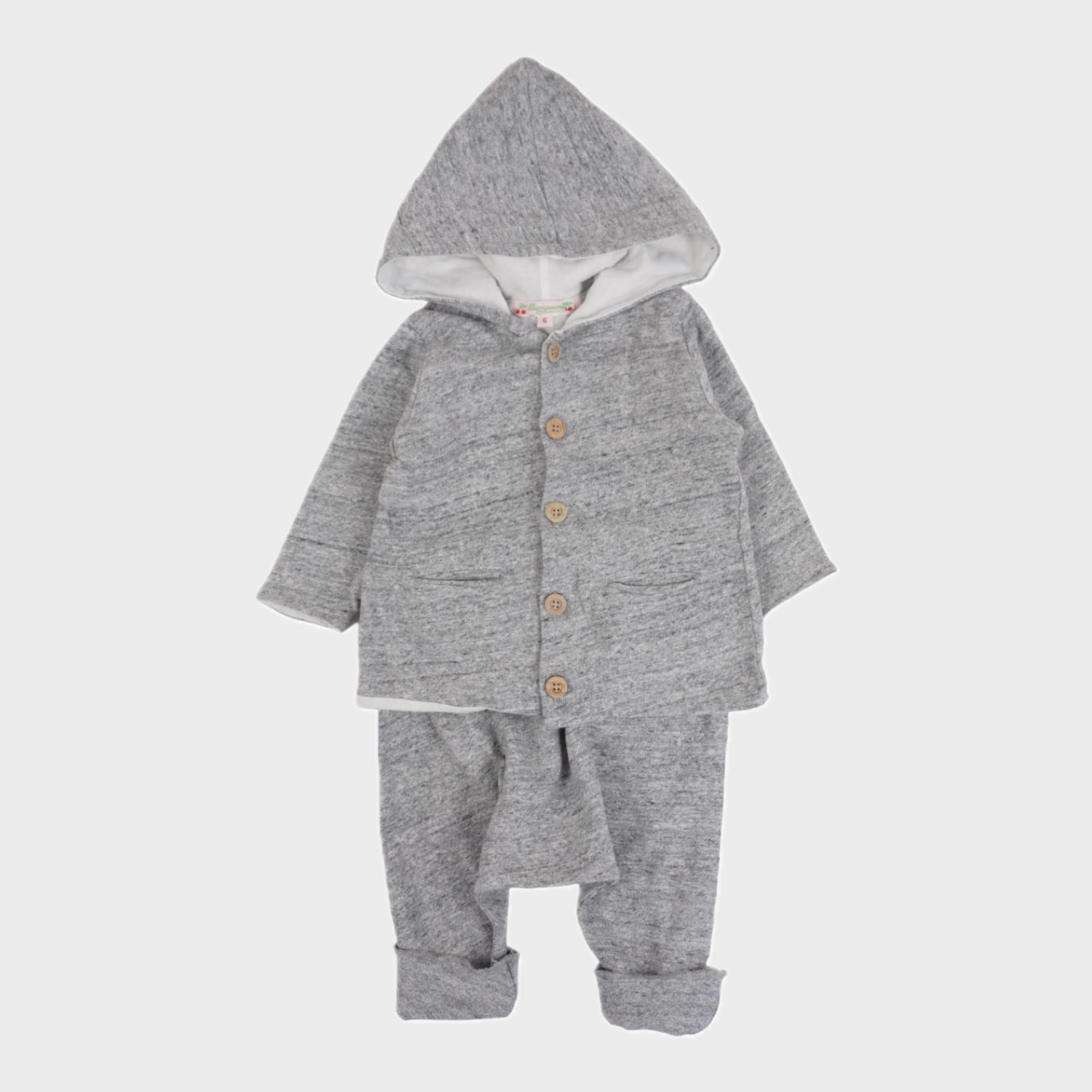 Ensemble Gris - 6 mois