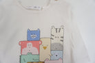 T-shirt beige - 3/6 mois