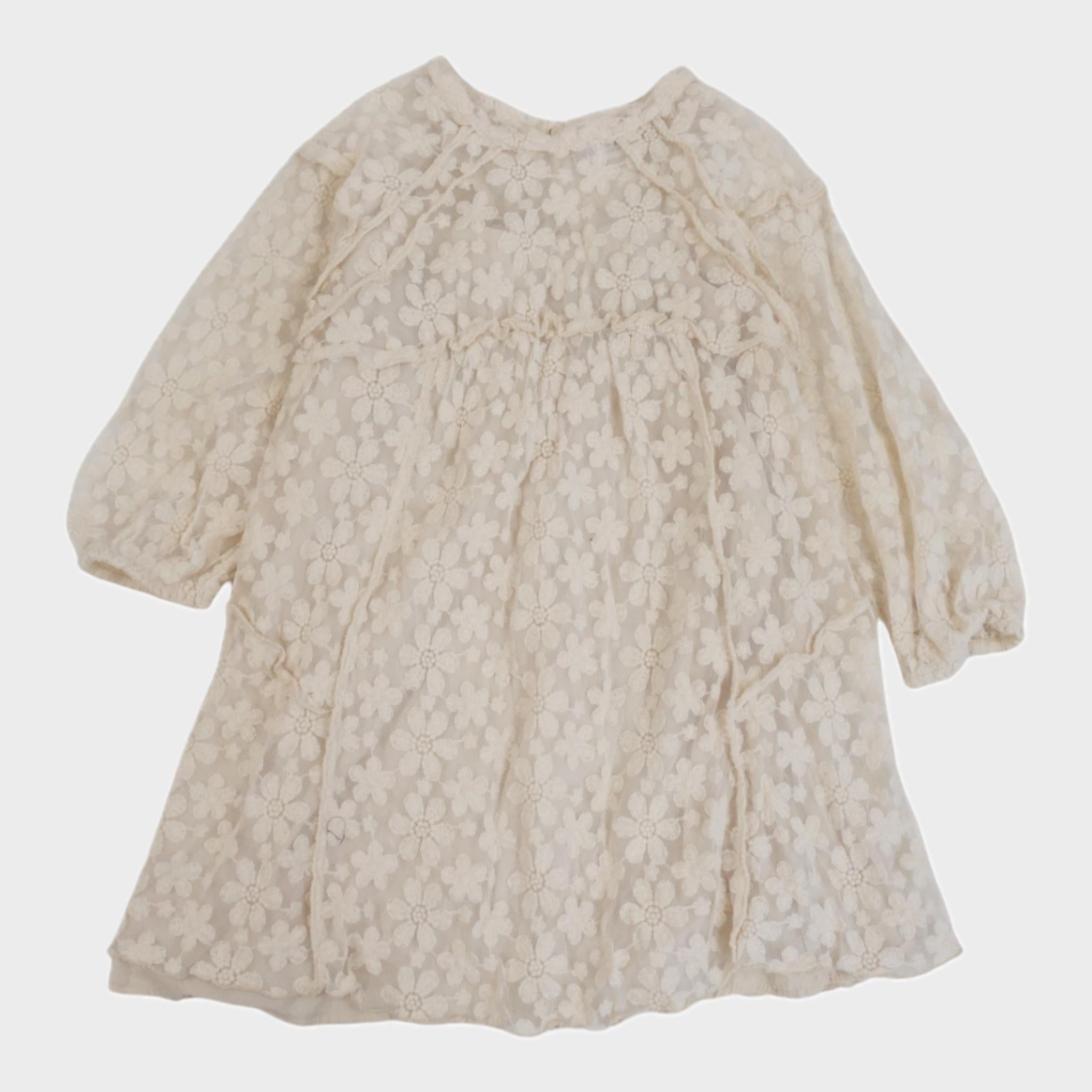 Robe Ecru - 6/8 ans