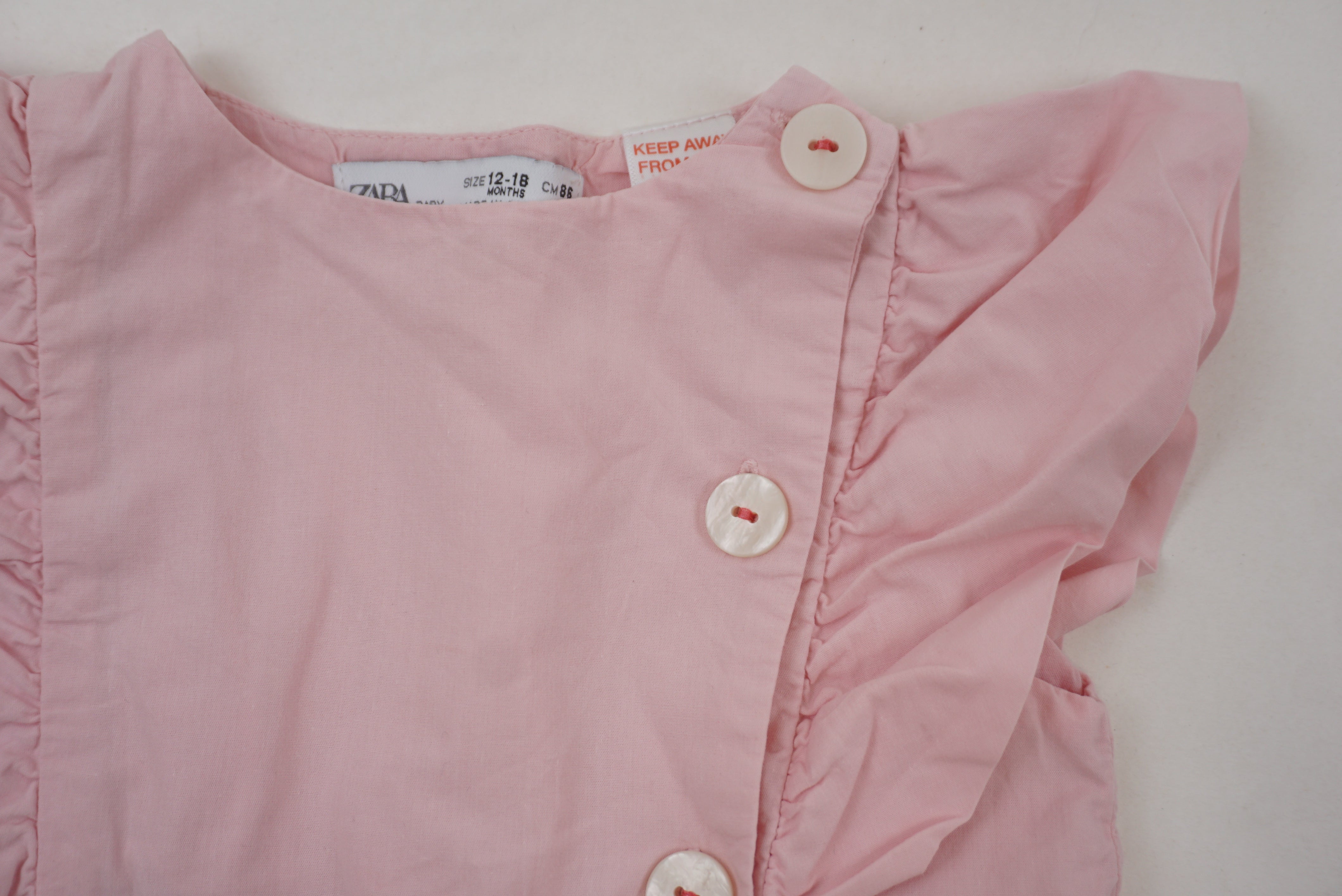 Robe Rose - 12/18 mois