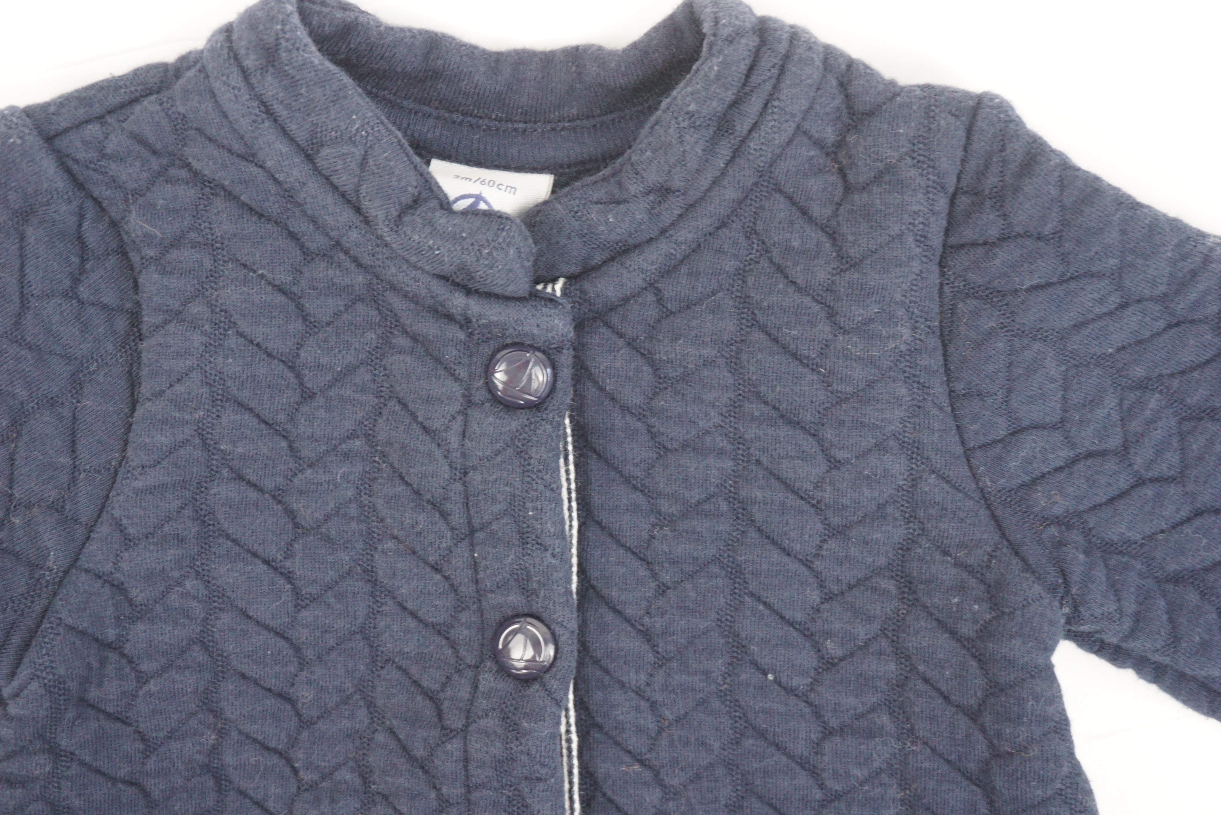 Gilet Bleu - 3 mois