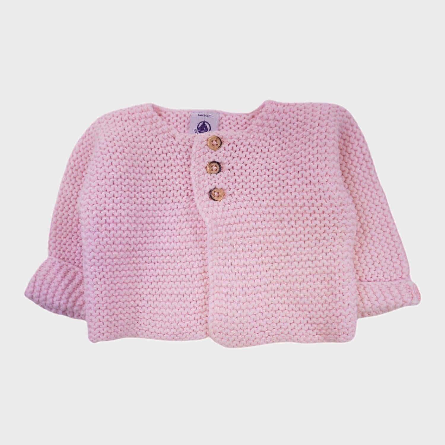 Gilet Rose - 1 mois
