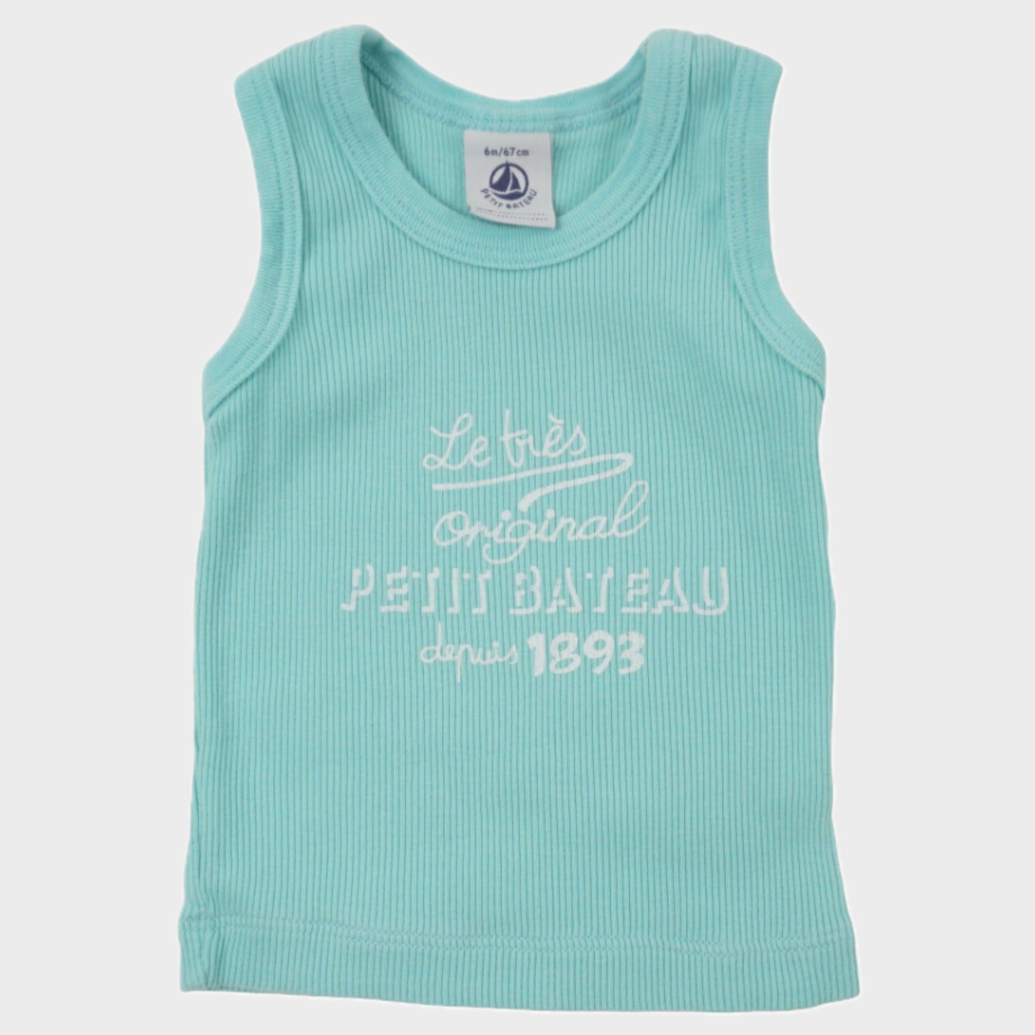 Débardeur Bleu - 6 mois