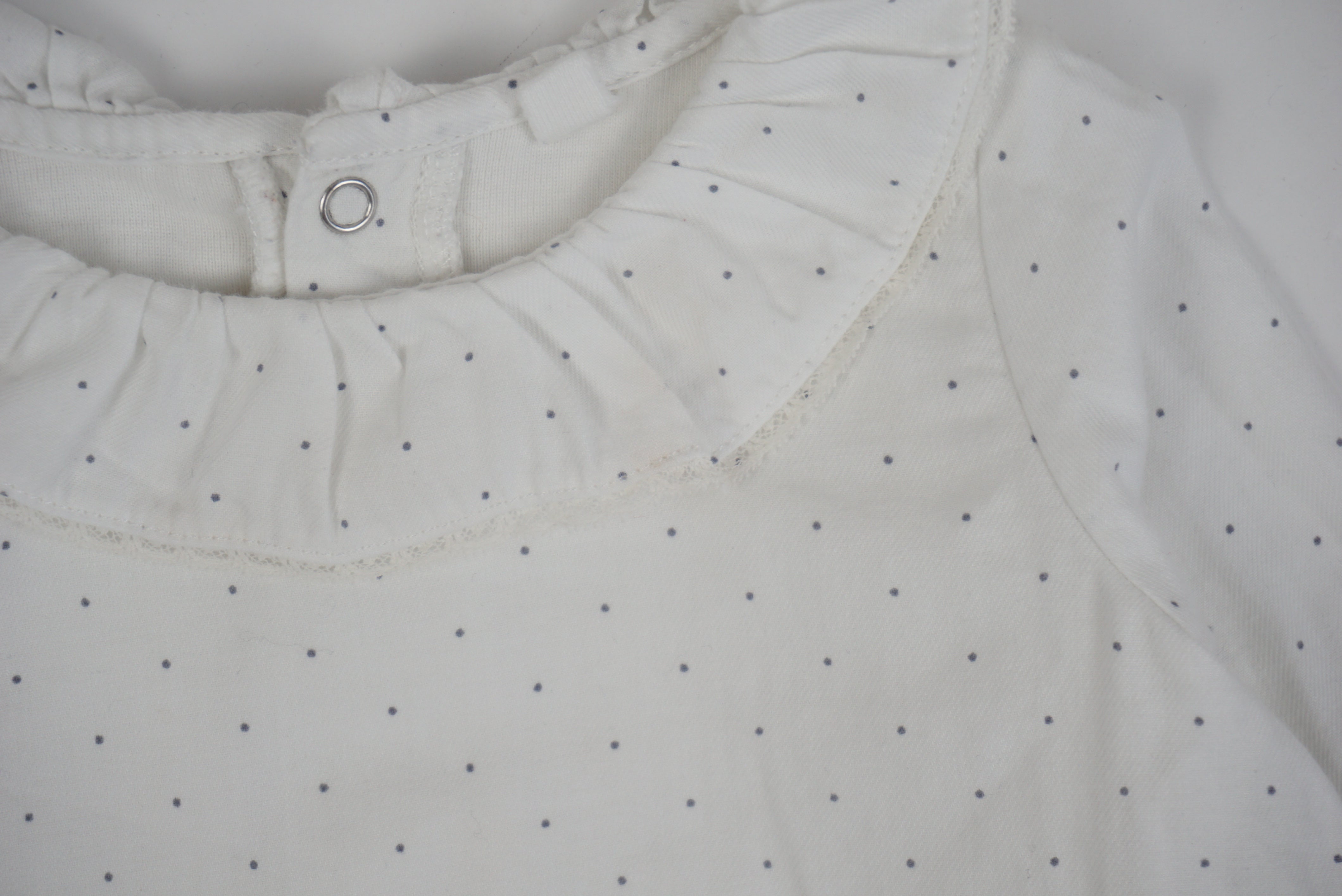 Body Blouse Blanc - 6 mois