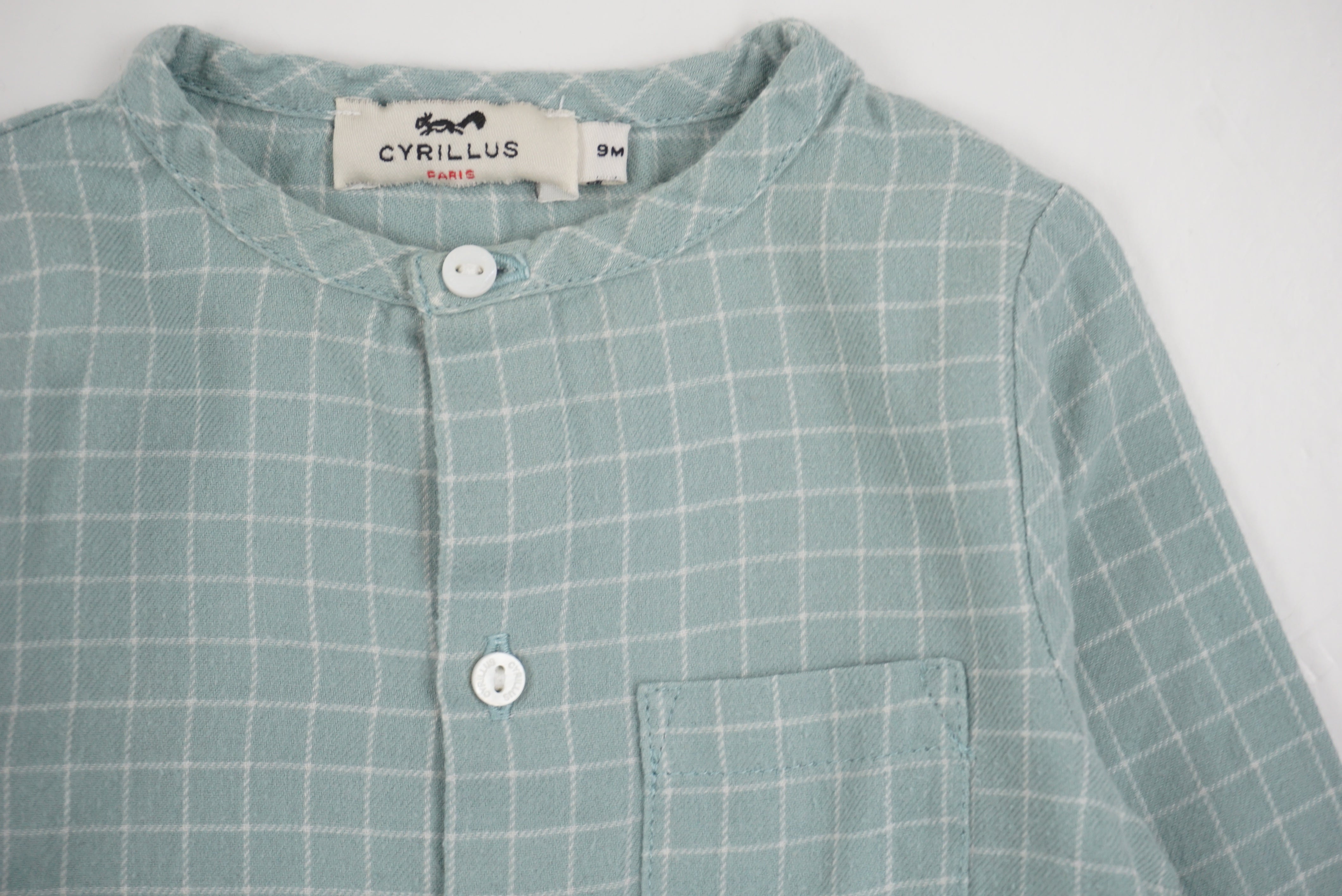 Chemise Vert - 9 mois