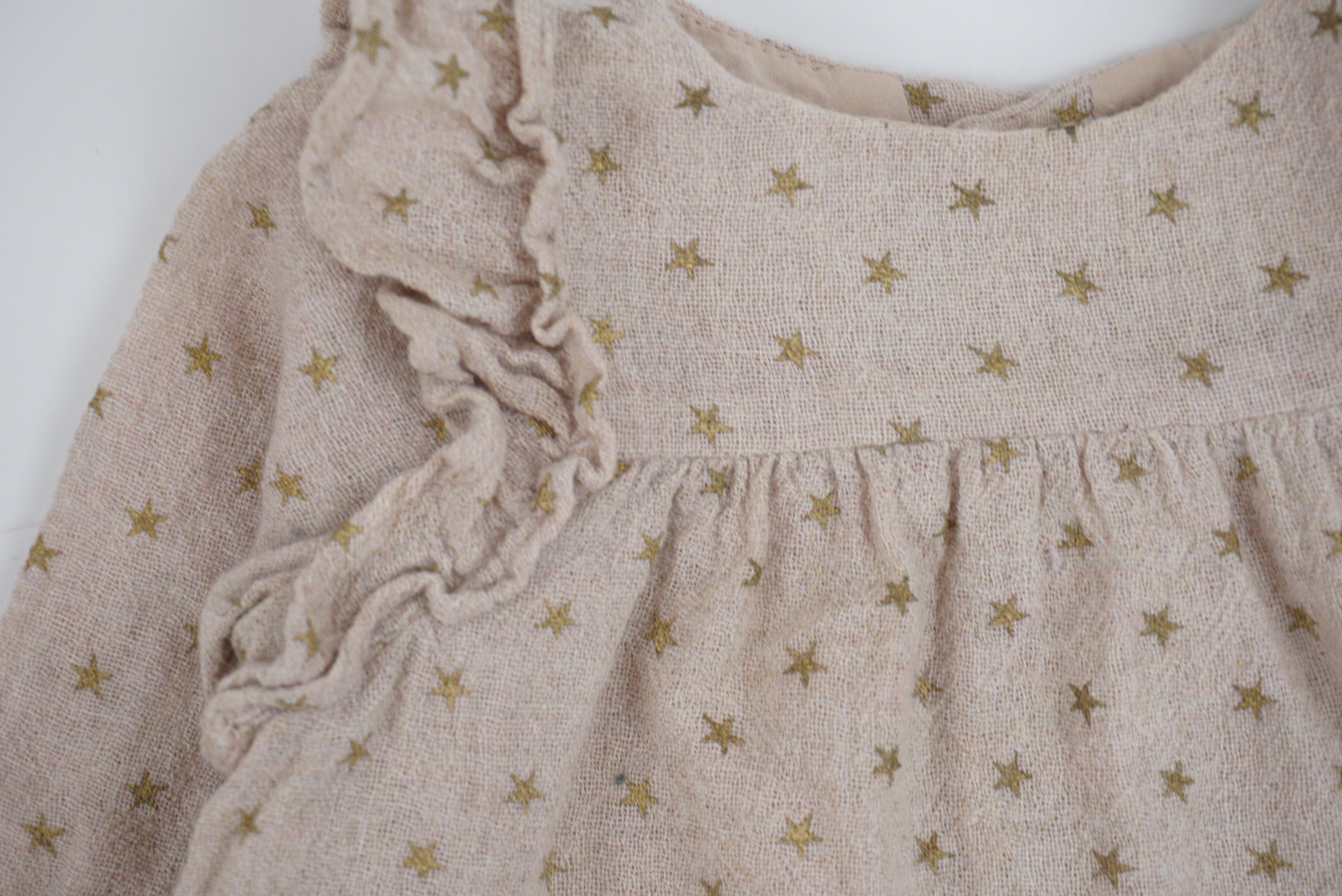 Robe Beige - 3/6 mois
