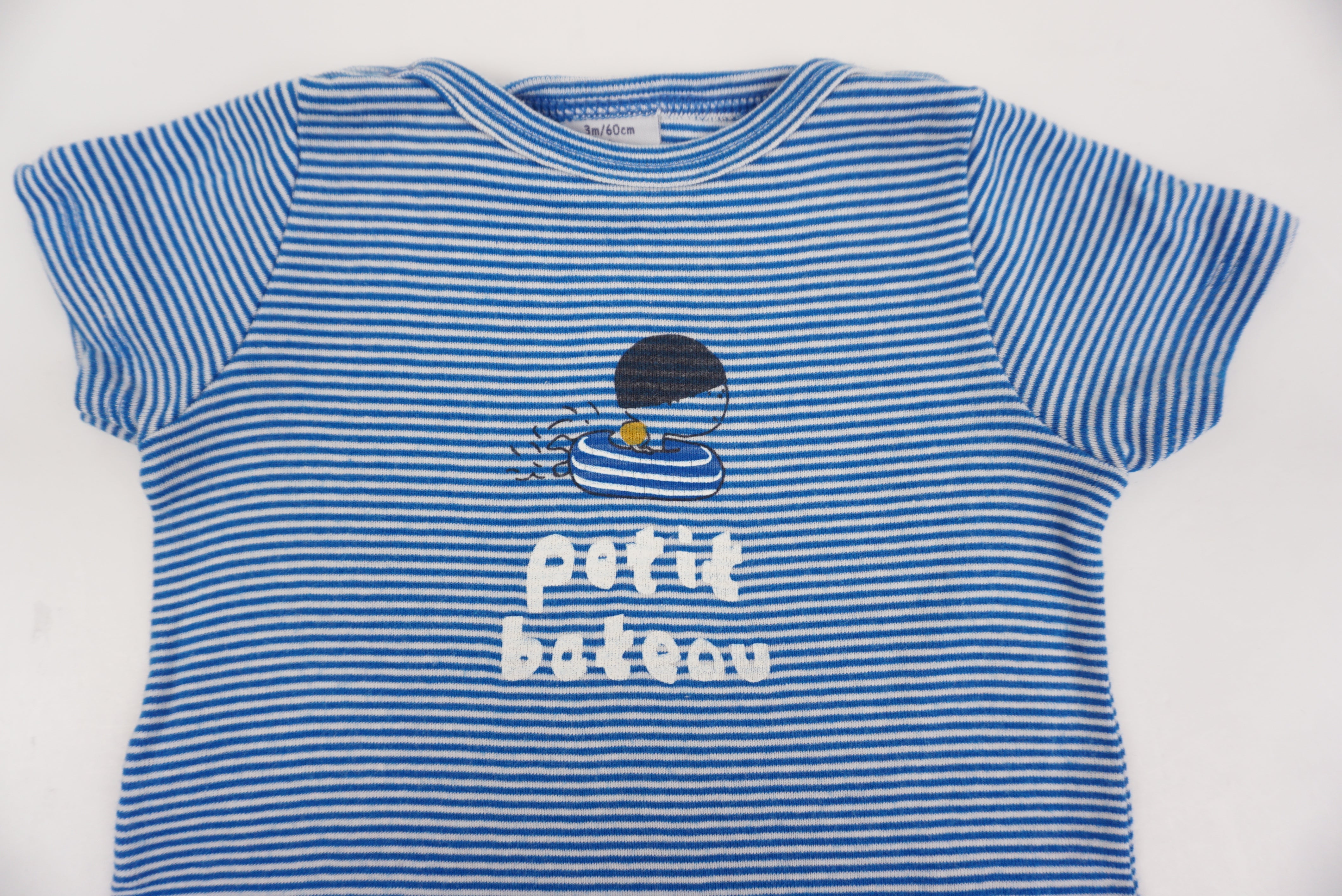 Combishort Bleu - 3 mois