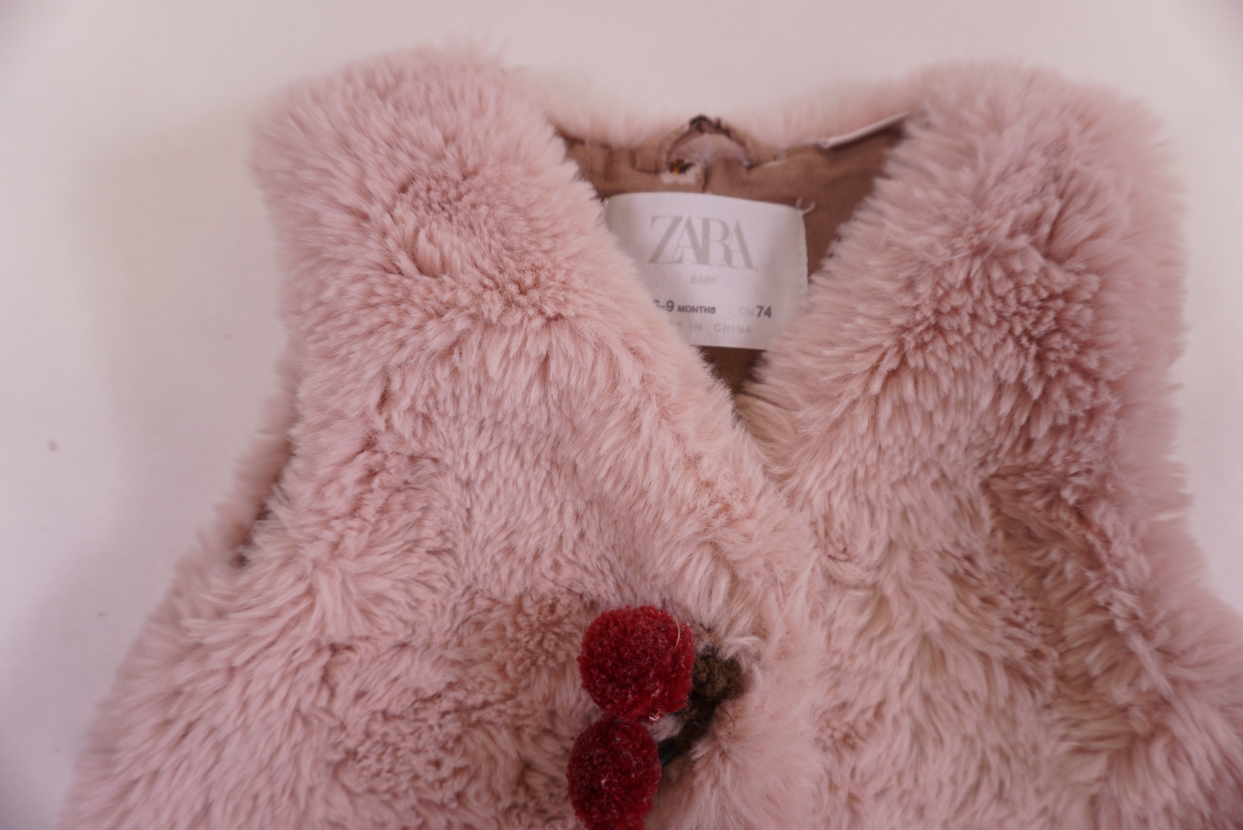 Veste Rose - 6/9 mois