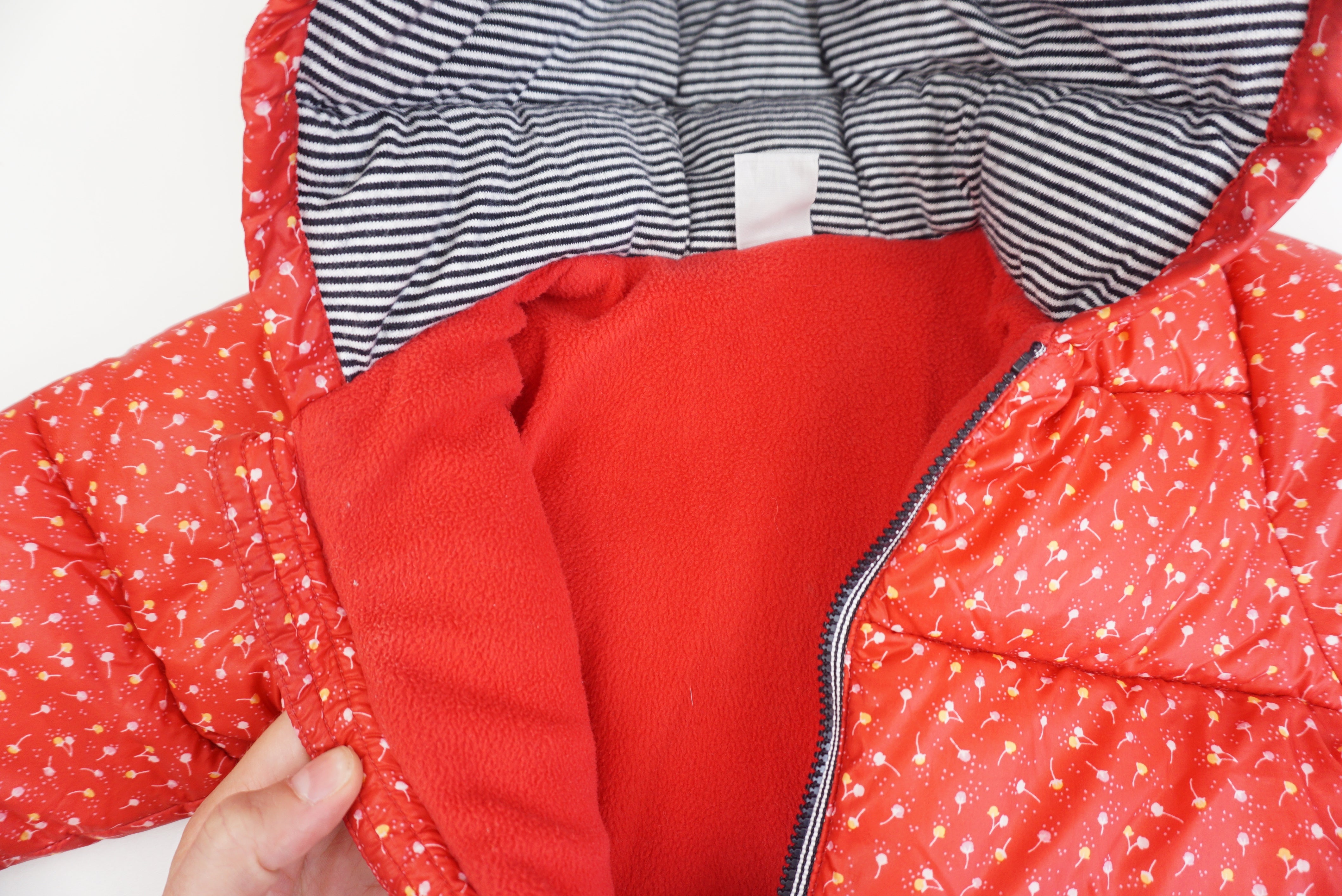 Doudoune Rouge - 12 mois