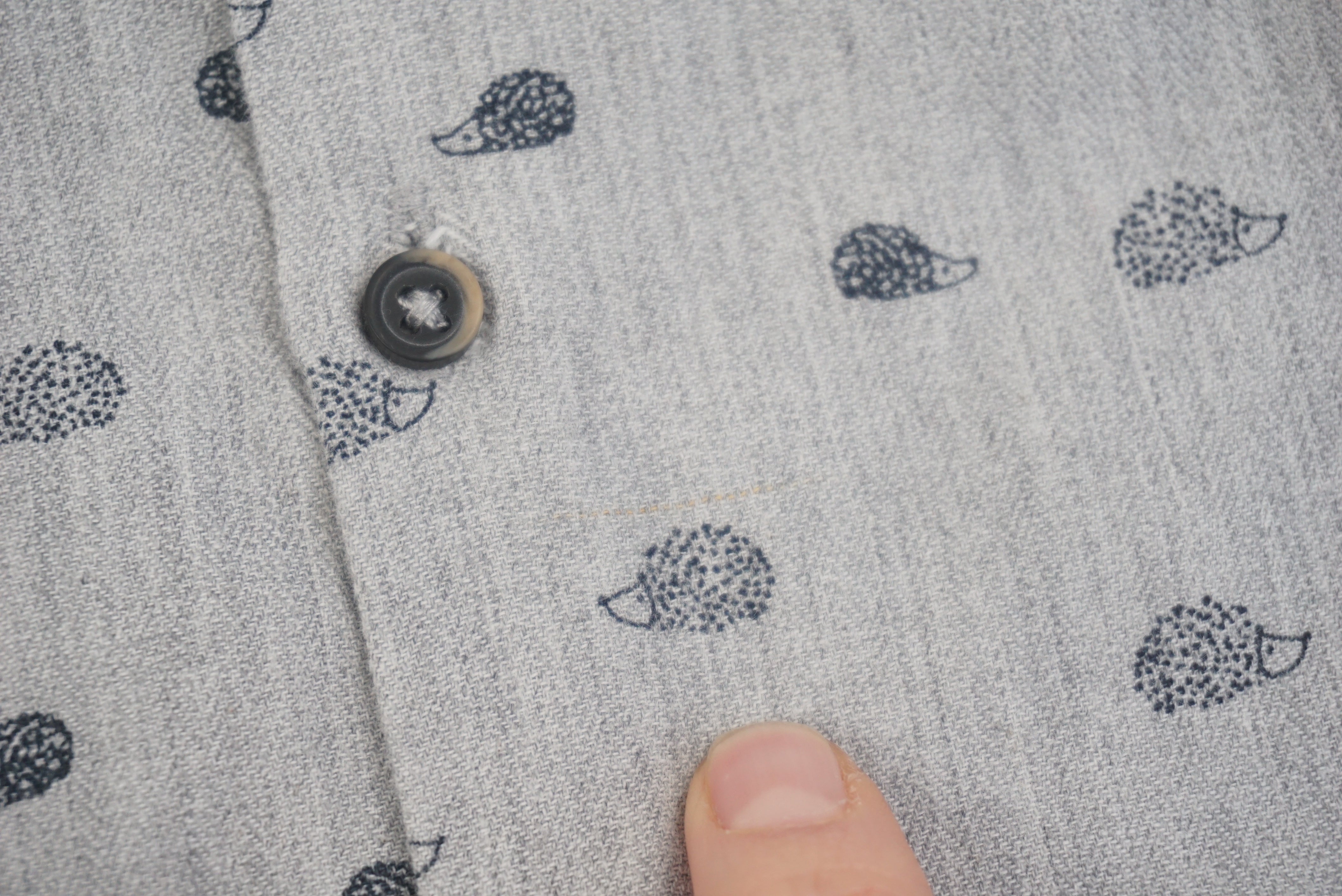 Chemise Gris - 6/9 mois