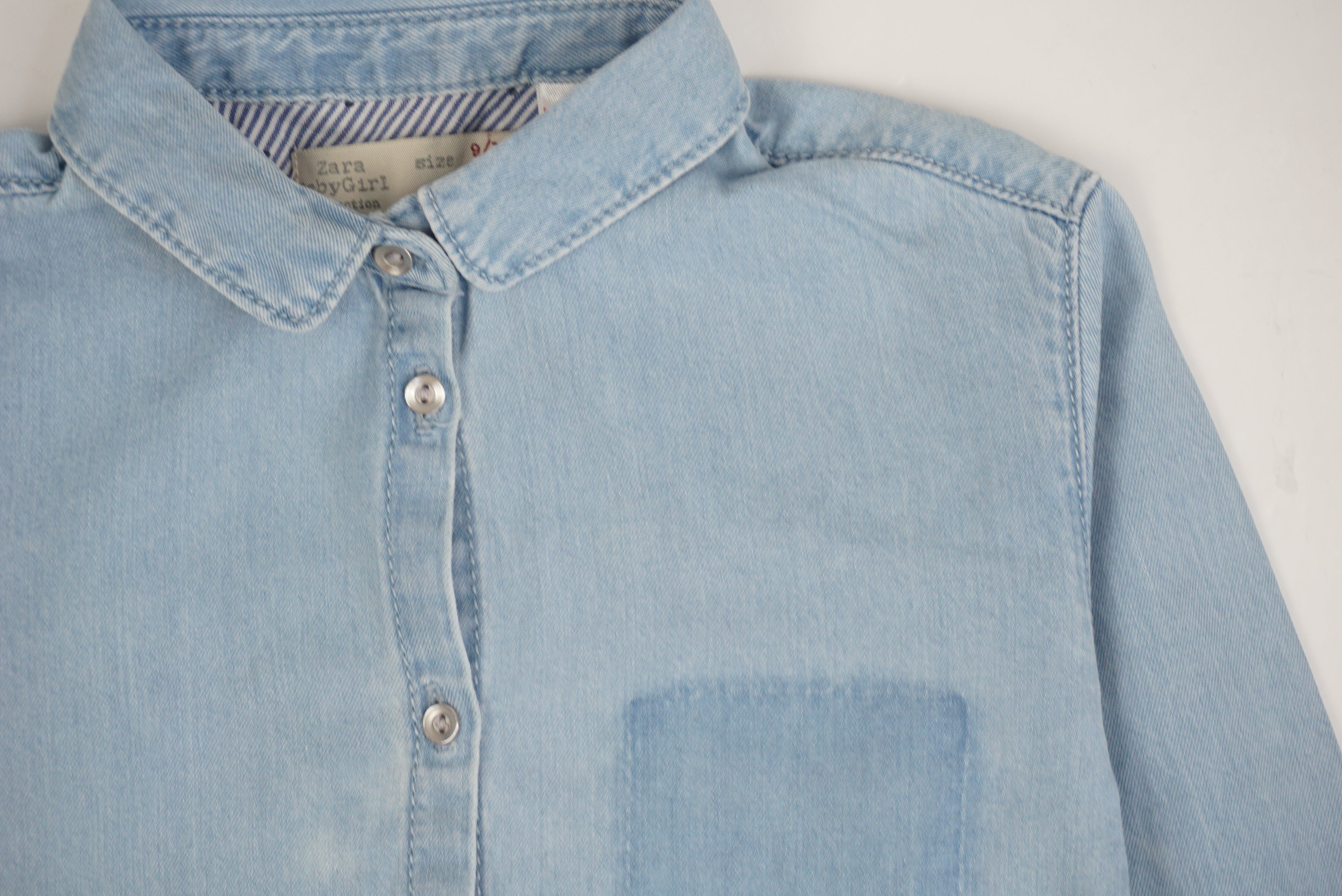 Chemise Bleu - 9/12 mois