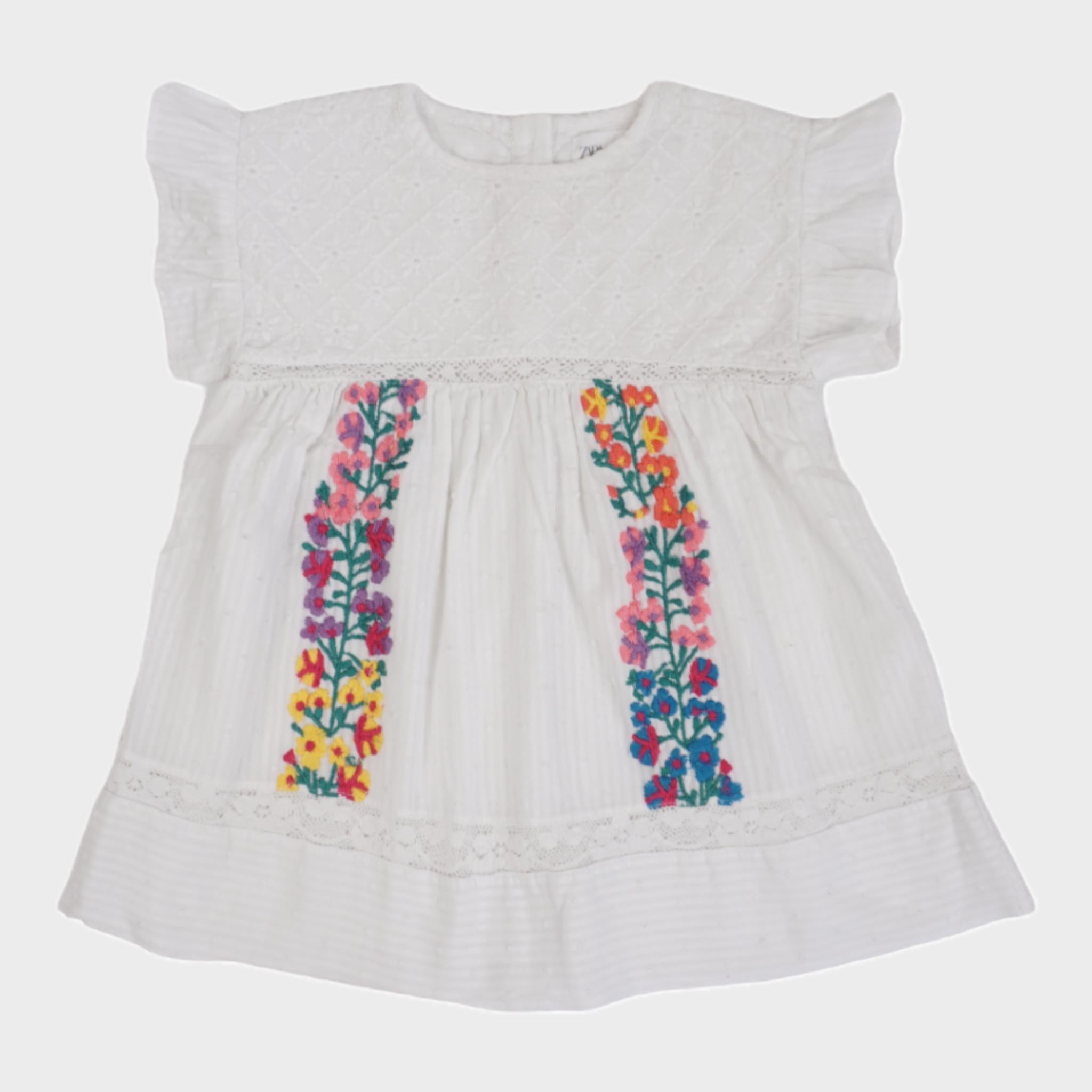 Robe Blanc - 9/12 mois