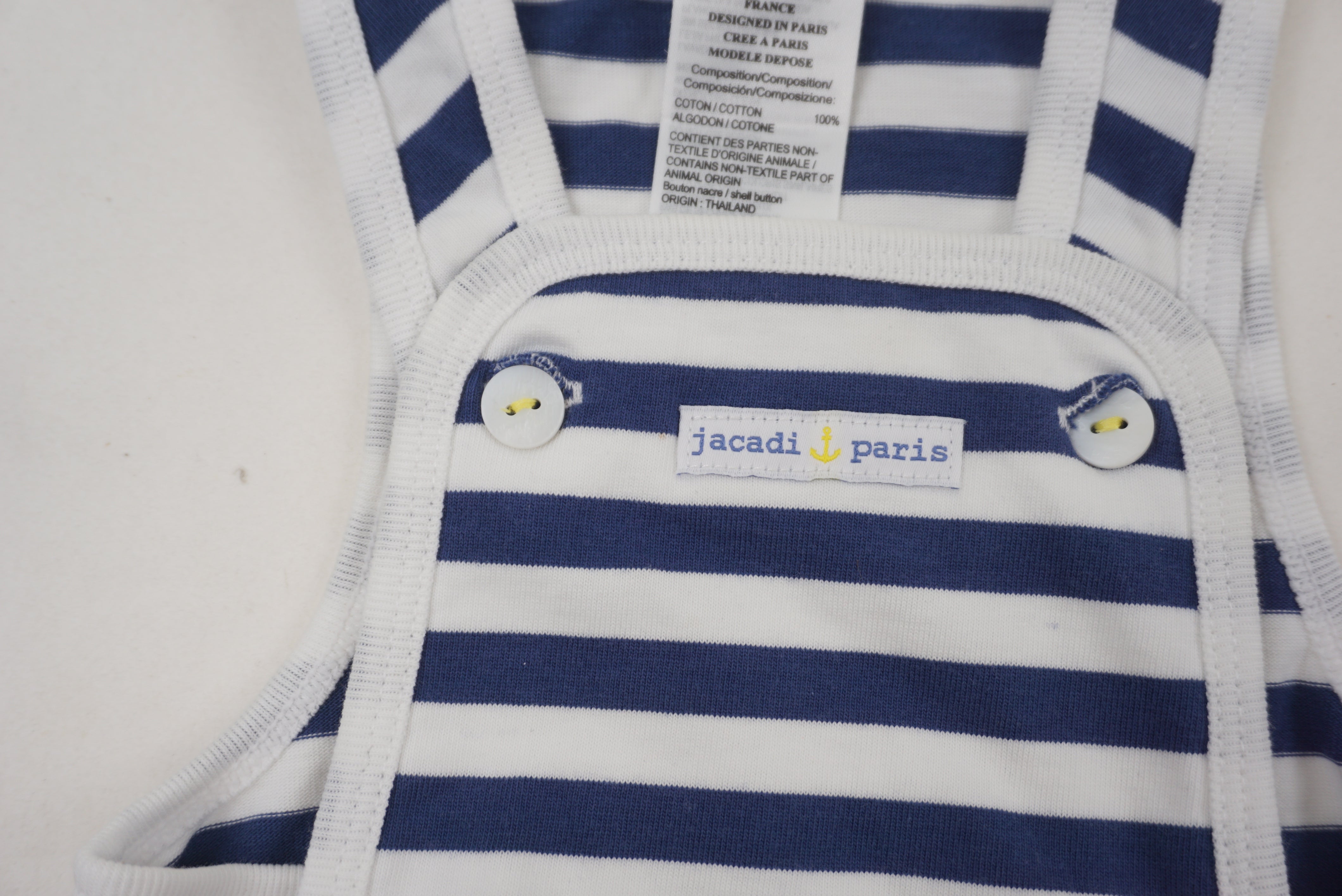 Barboteuse Bleu - 6 mois