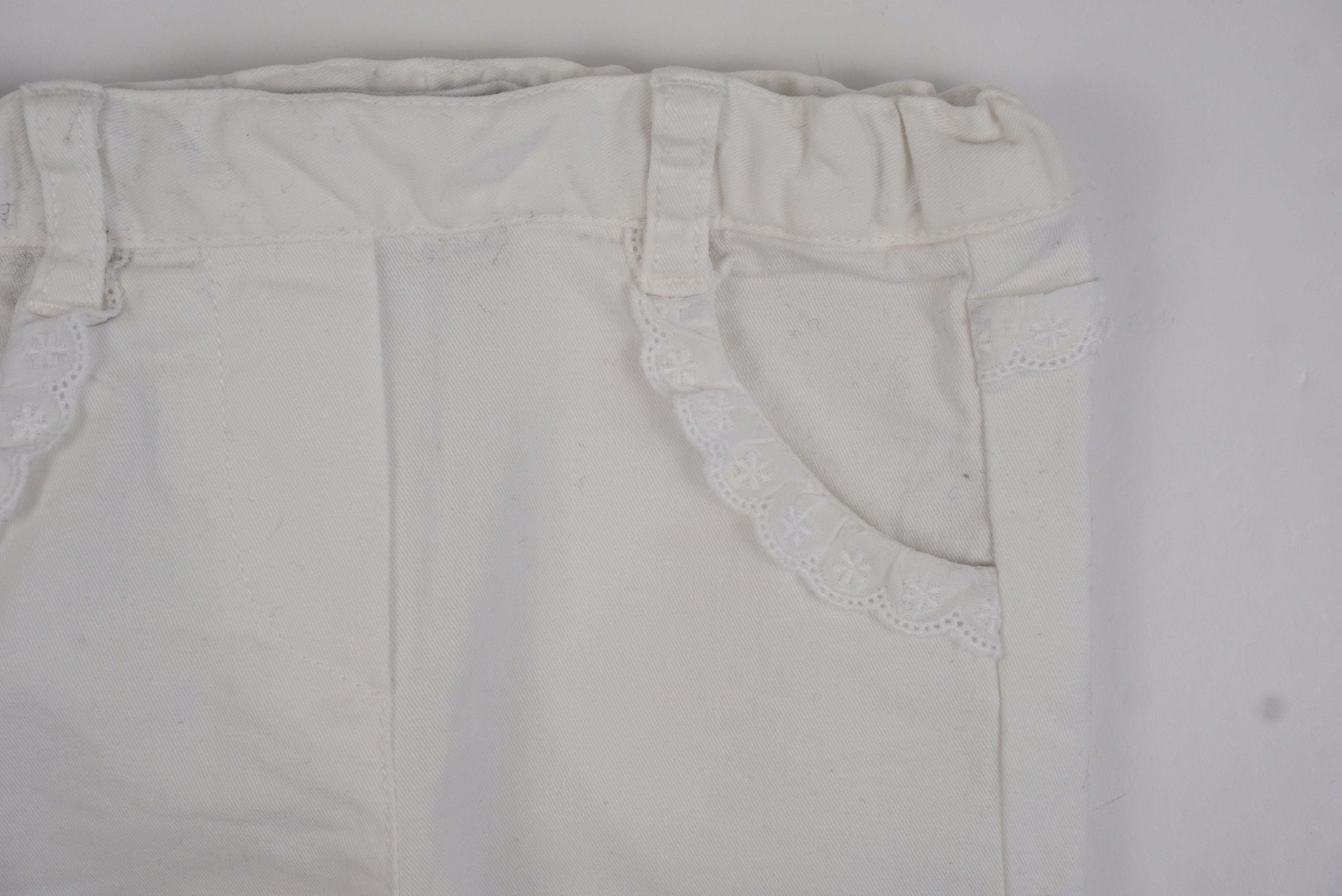Pantalon Blanc - 12 mois