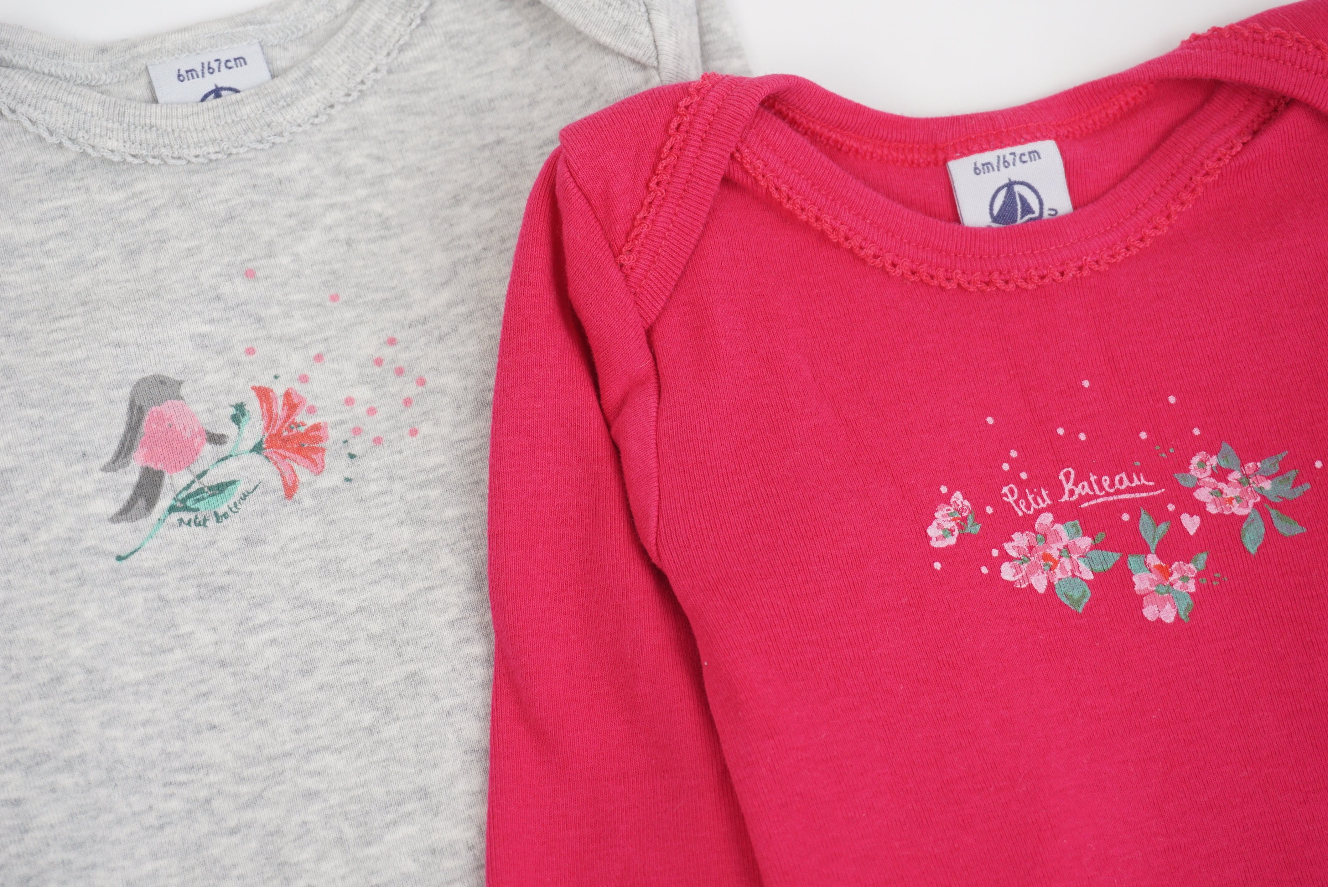 Lot de 2 bodies - 6 mois