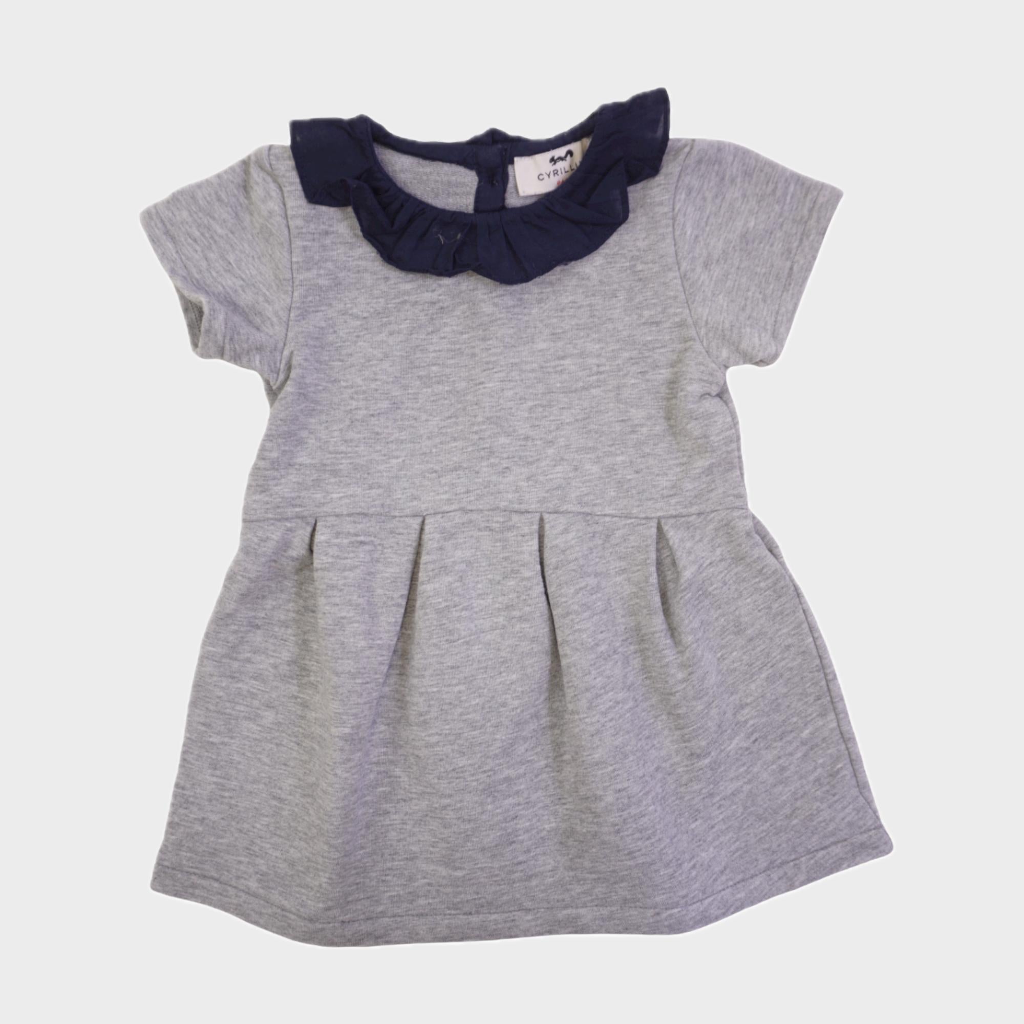 Robe Gris - 6 mois