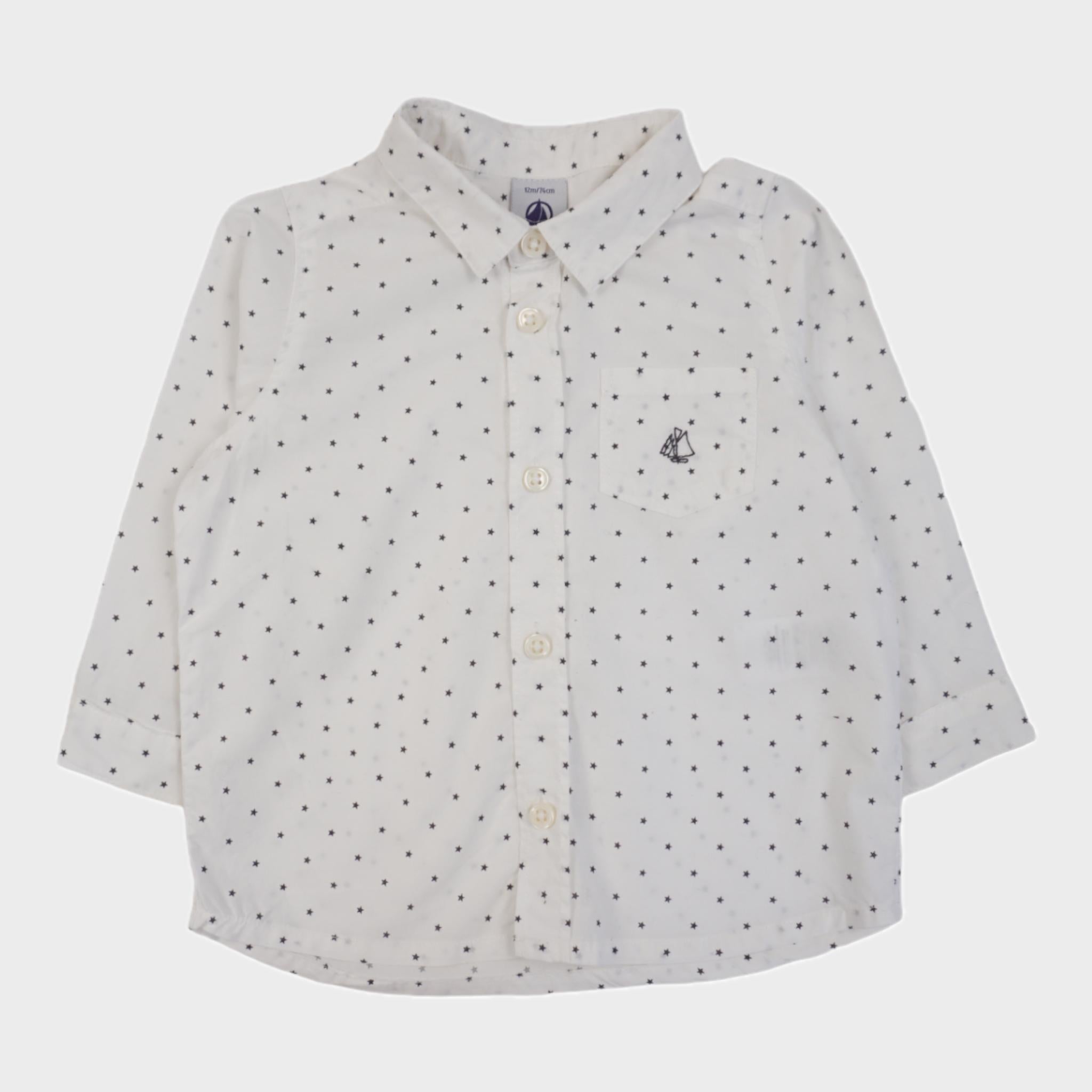 Chemise Blanc - 12 mois