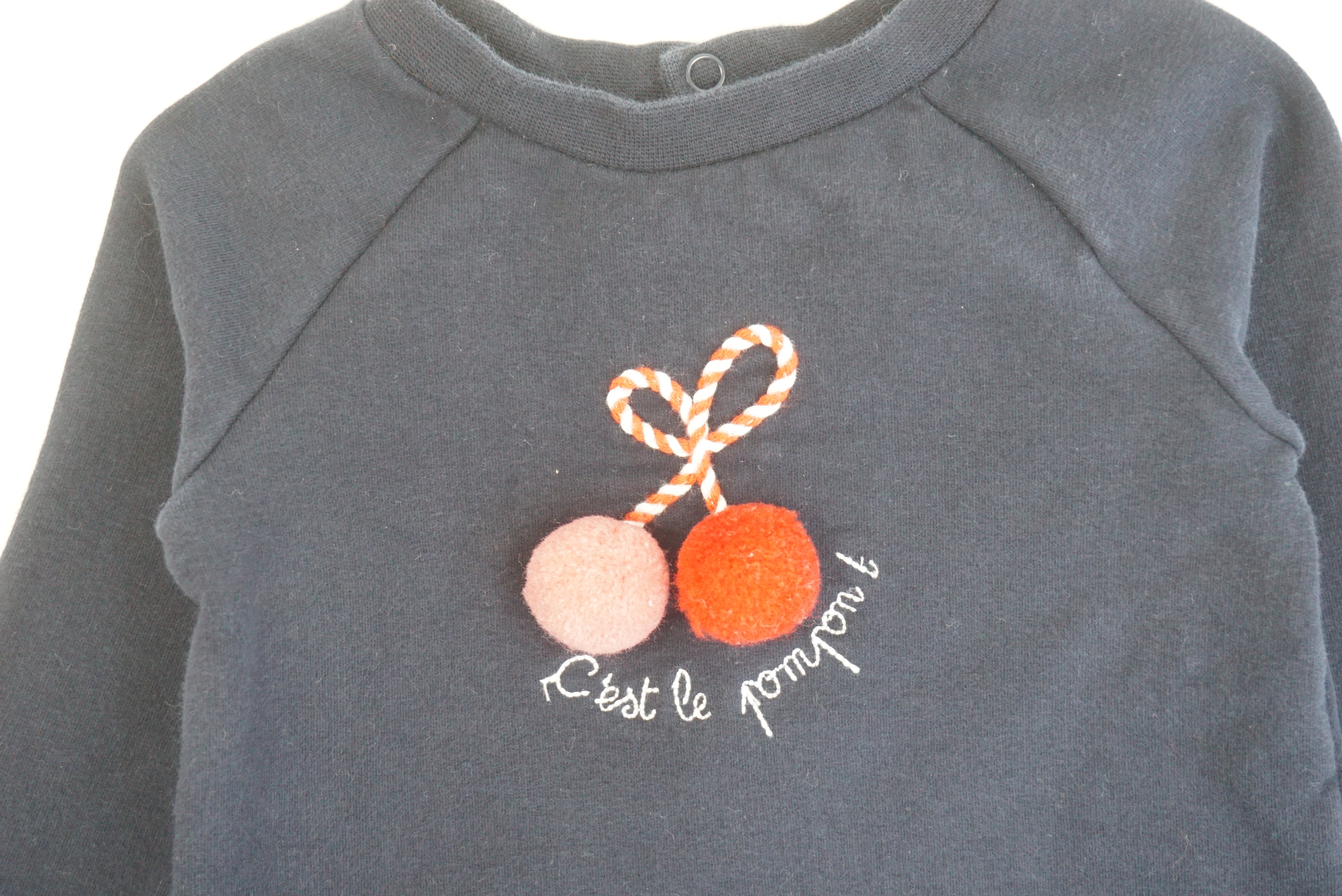 Sweat Bleu marine - 12 mois