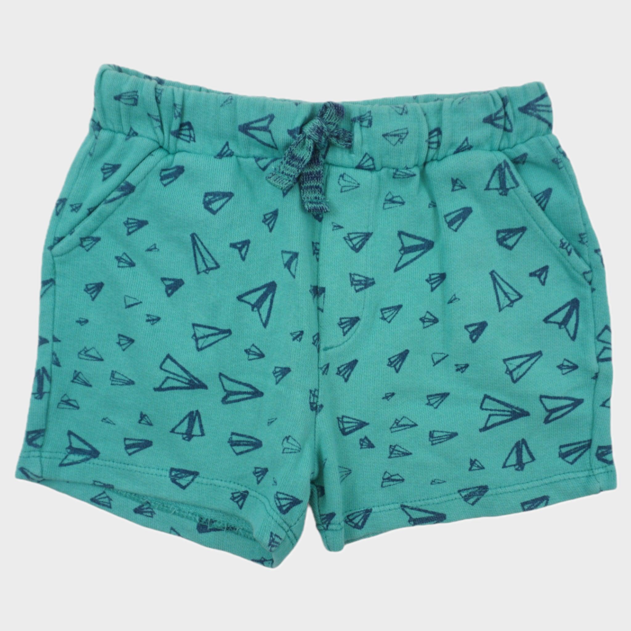Short Vert - 9/12 mois
