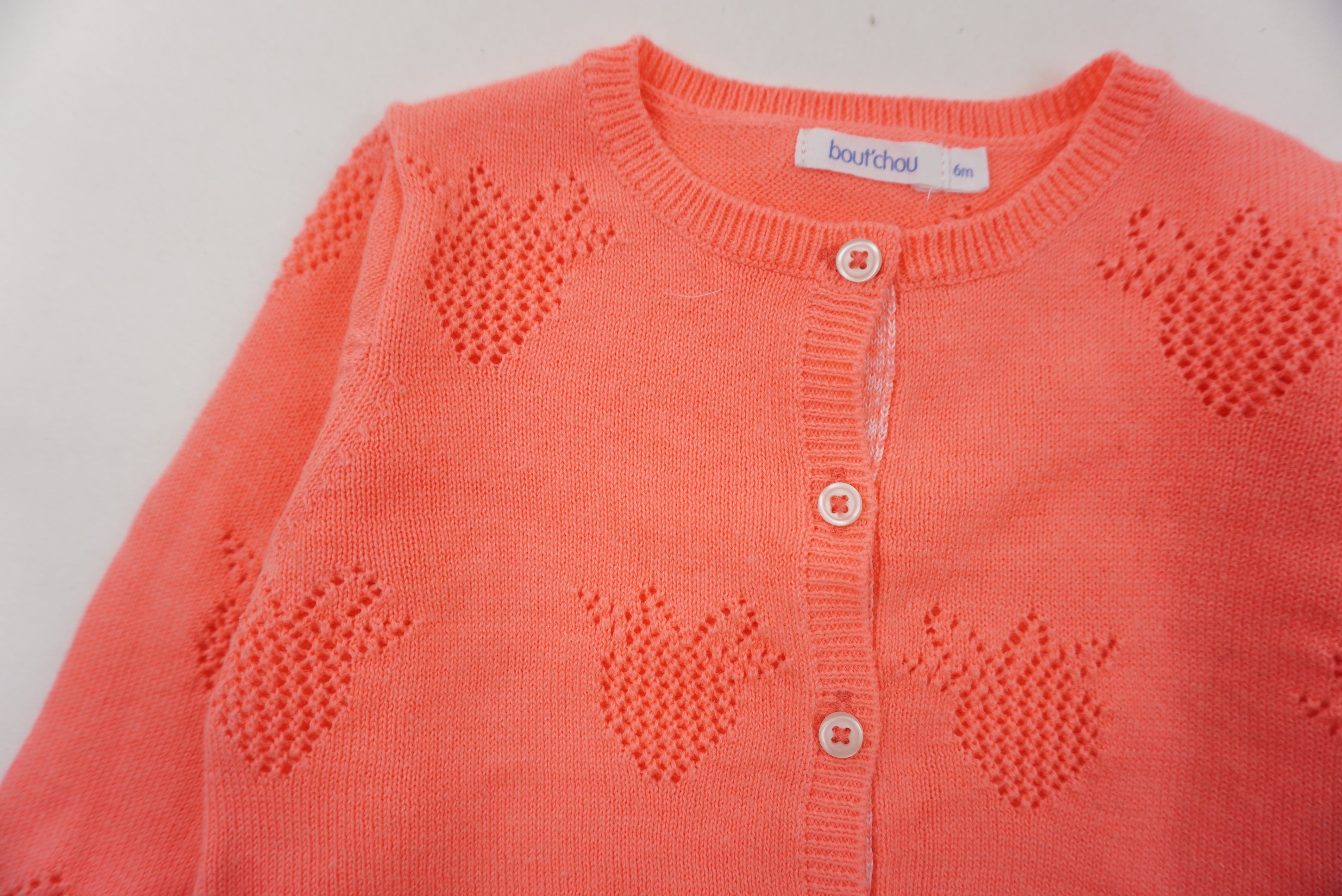 Gilet Rose - 6 mois