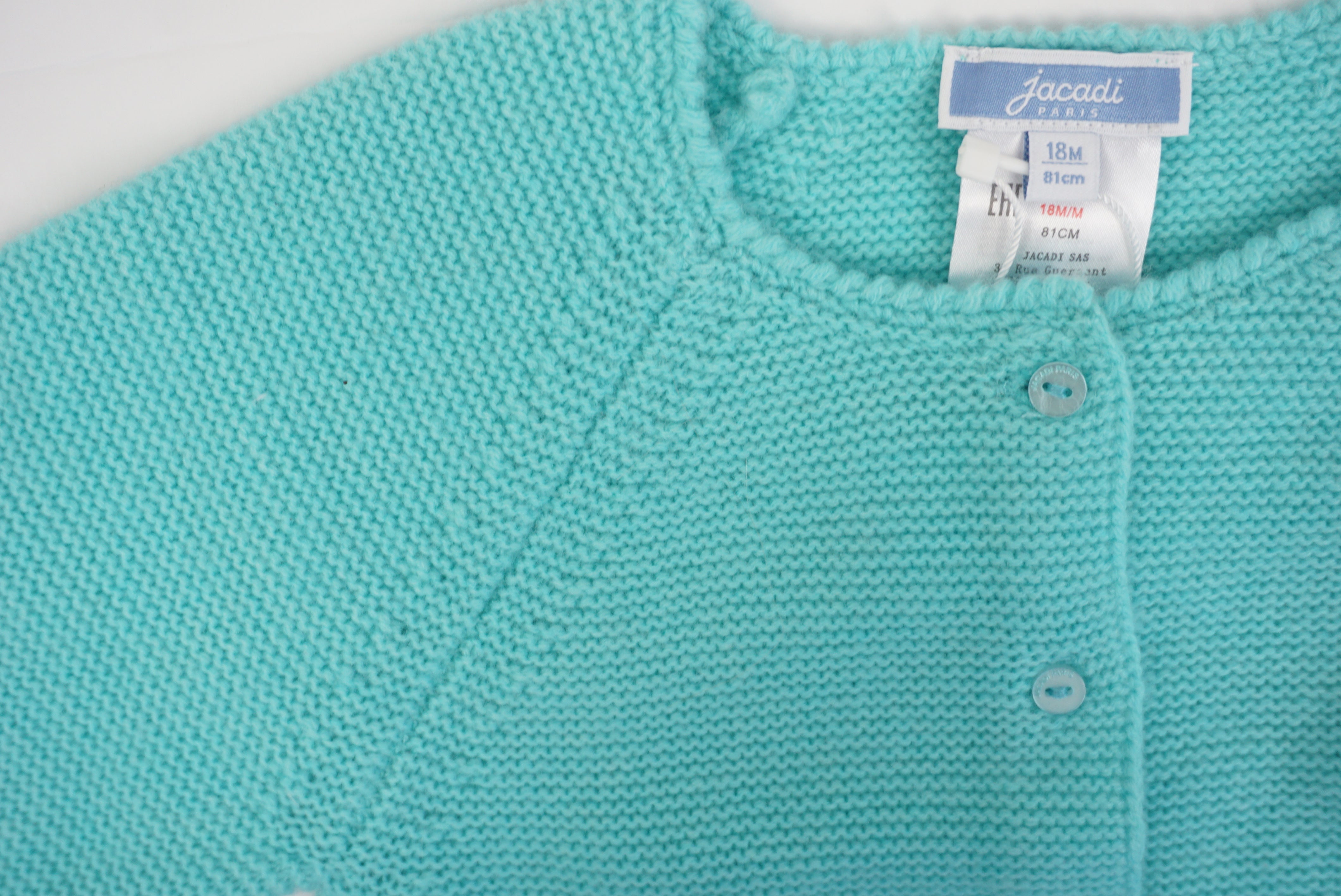 Gilet Vert - 18 mois