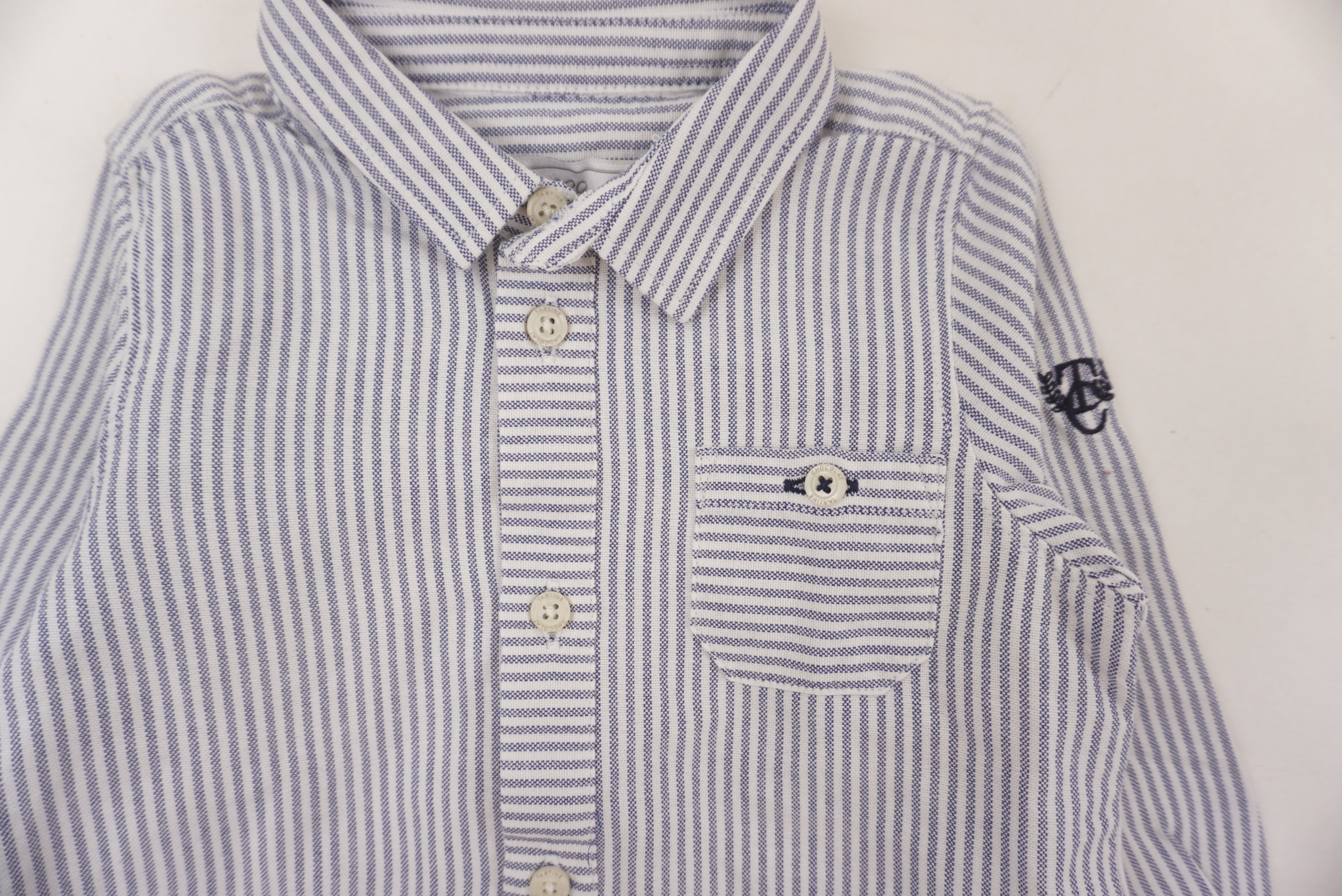 Chemise Bleu - 6 mois