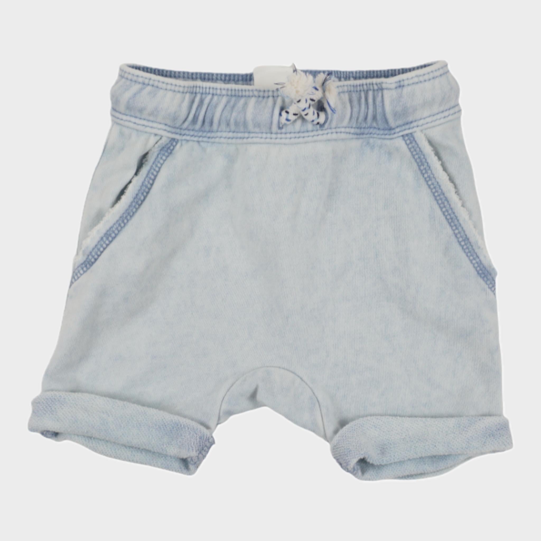 Bermuda Bleu - 6/9 mois