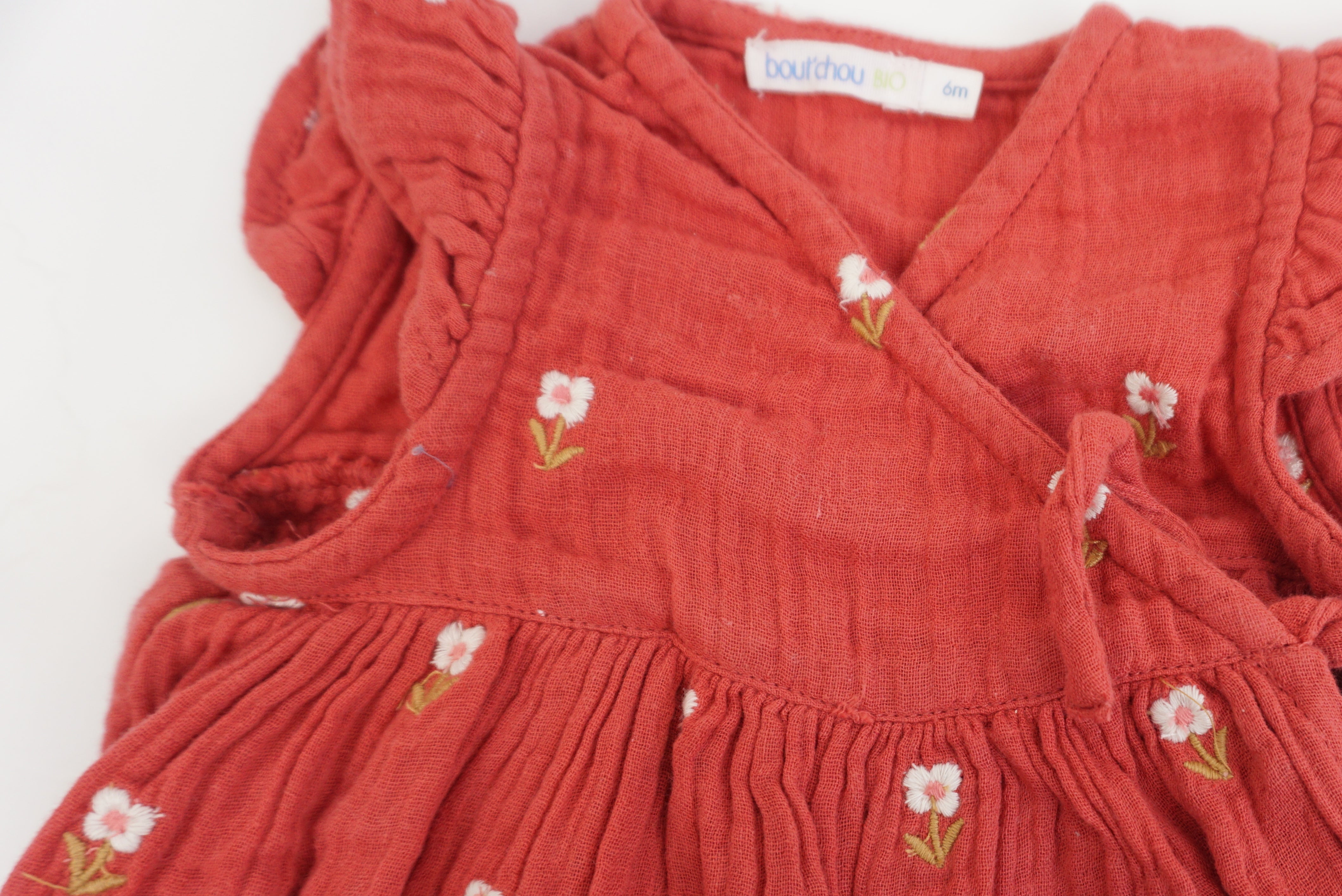 Robe Framboise - 6 mois