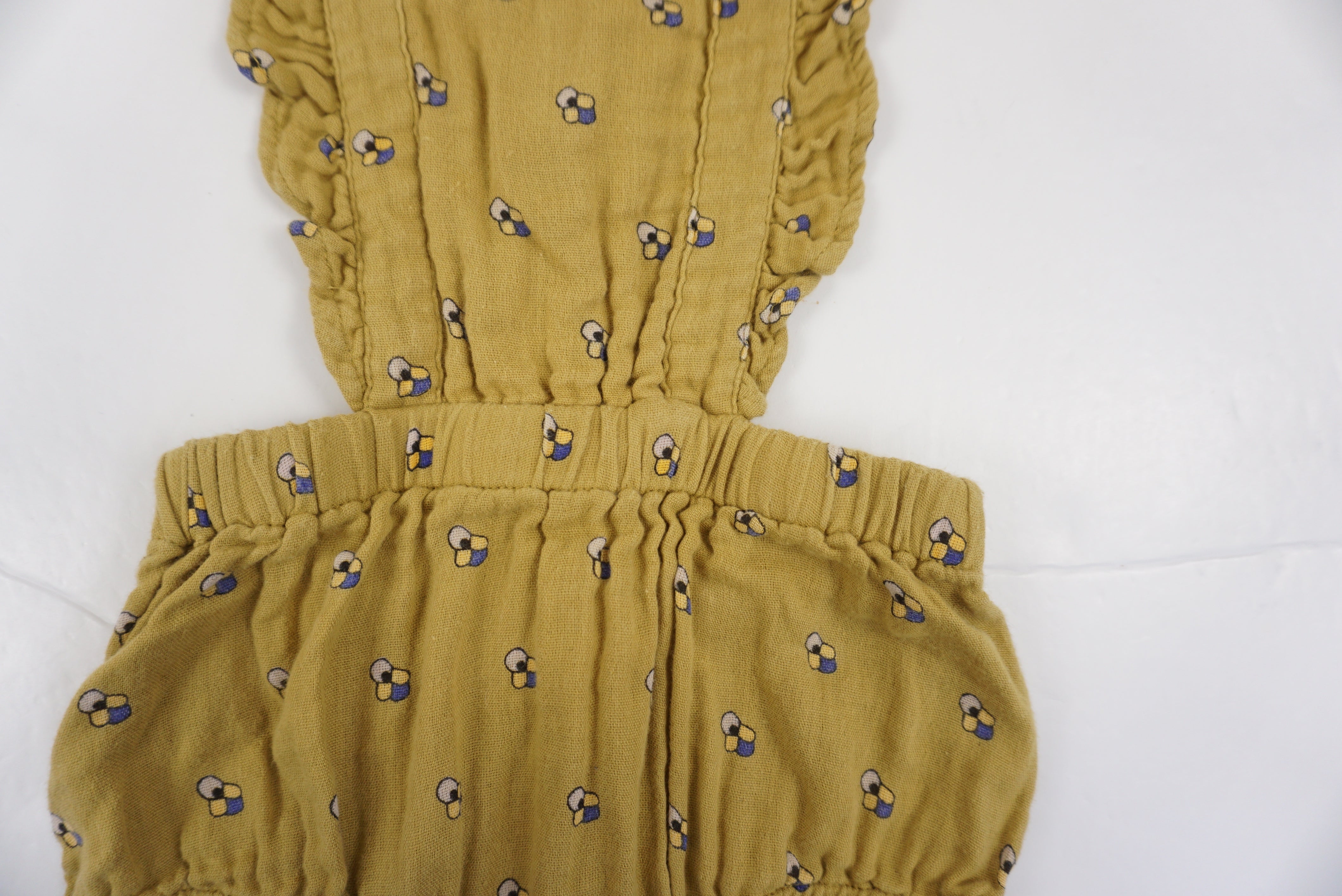 Barboteuse Moutarde - 12/18 mois