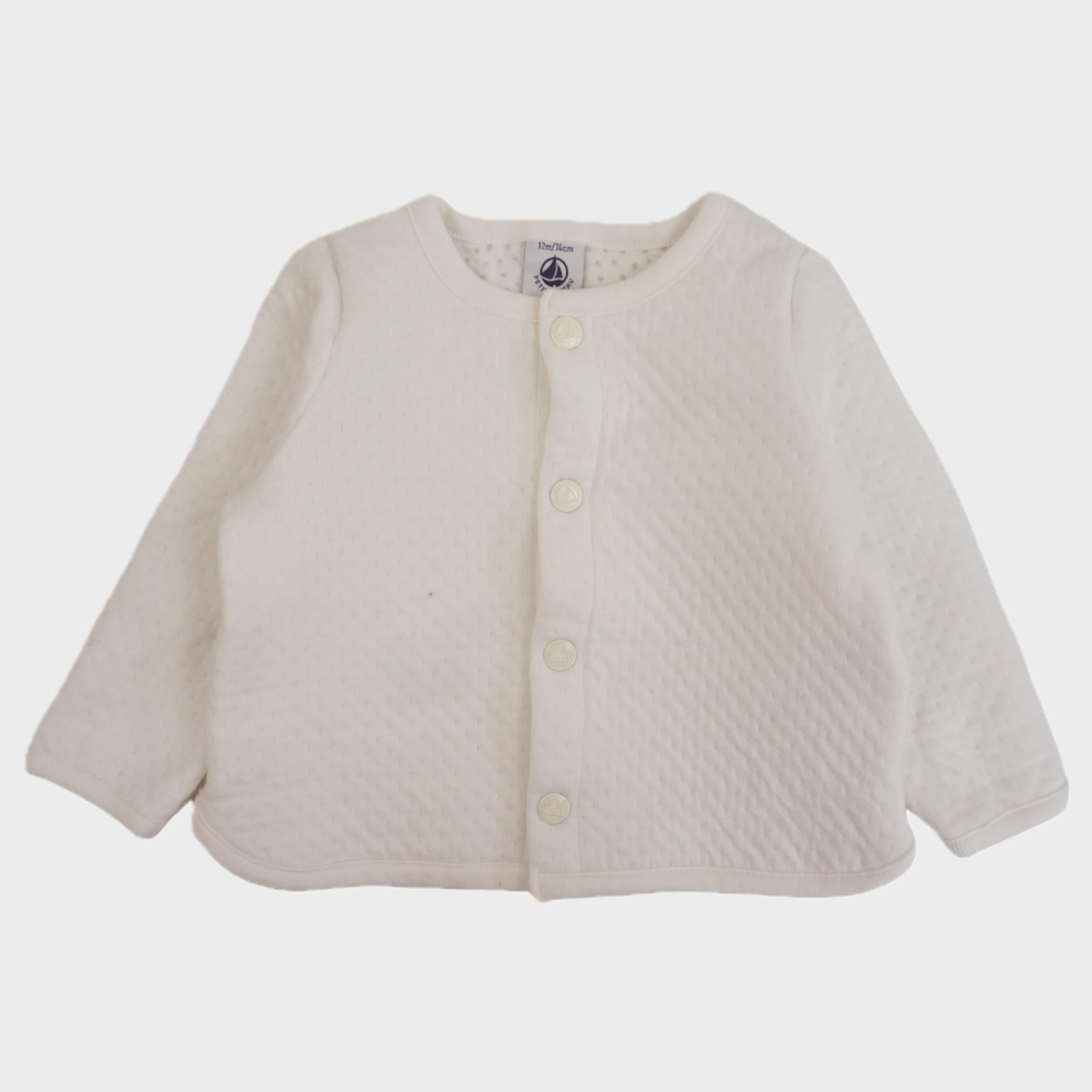 Gilet Blanc - 12 mois