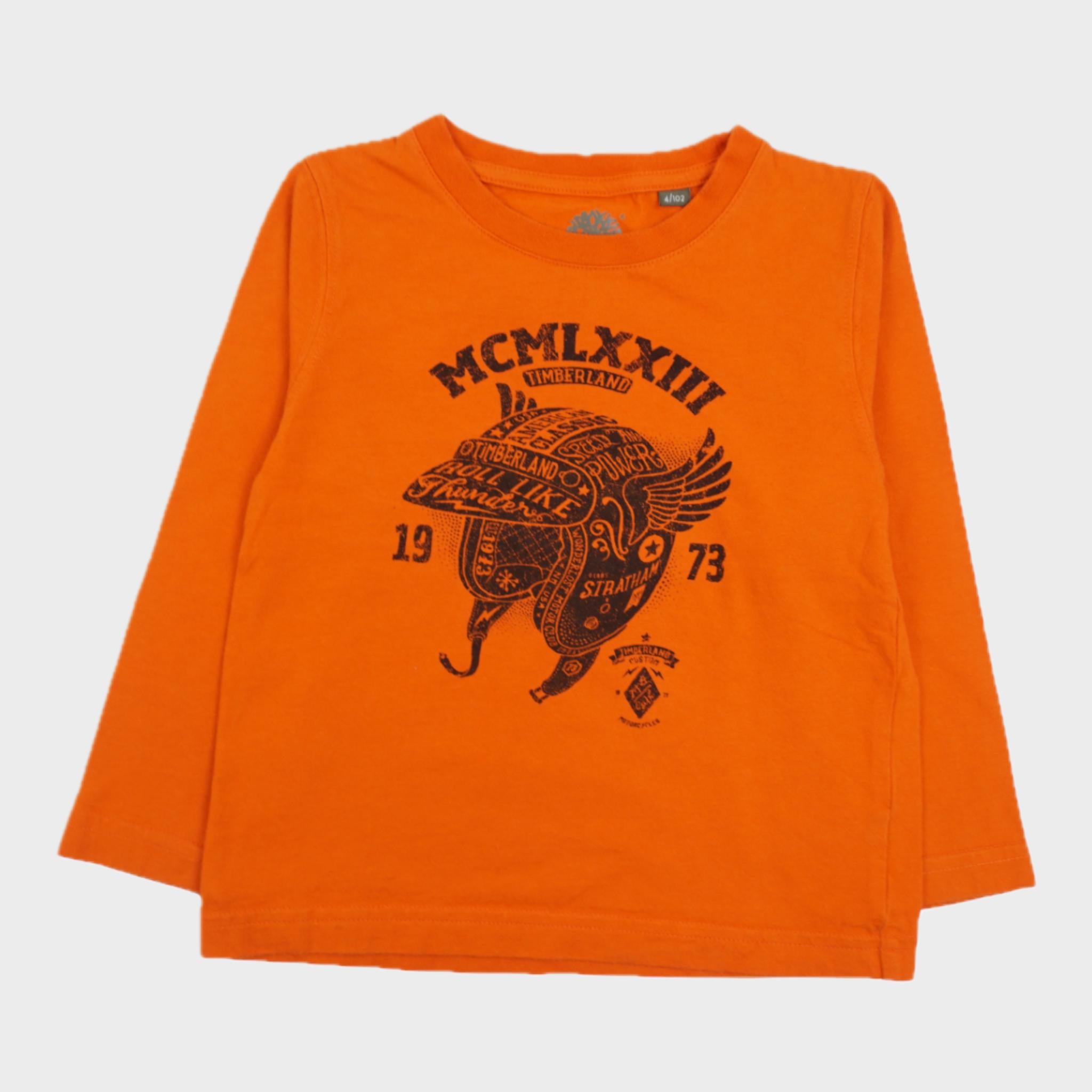 T-shirt Orange - 4 ans