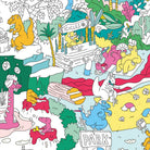 Détail du poster Dinos colorié